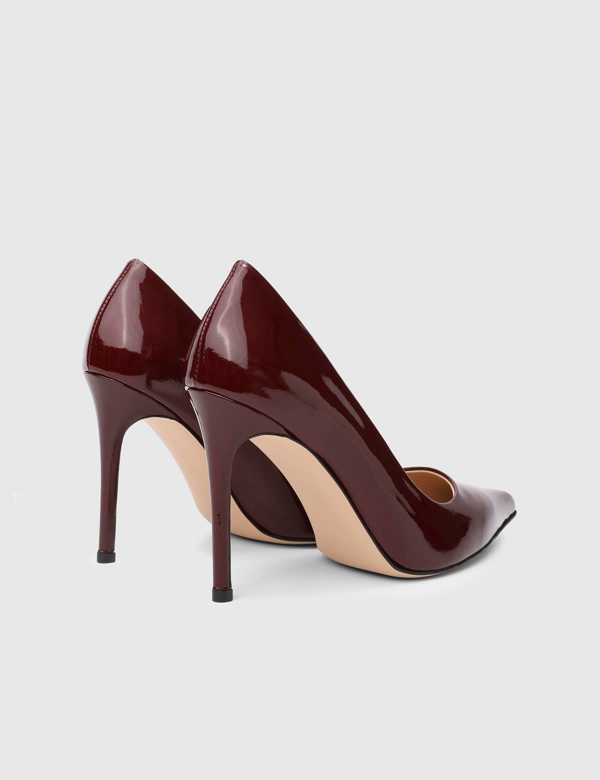 Linz Burgundy Patent Leather Women's Stiletto