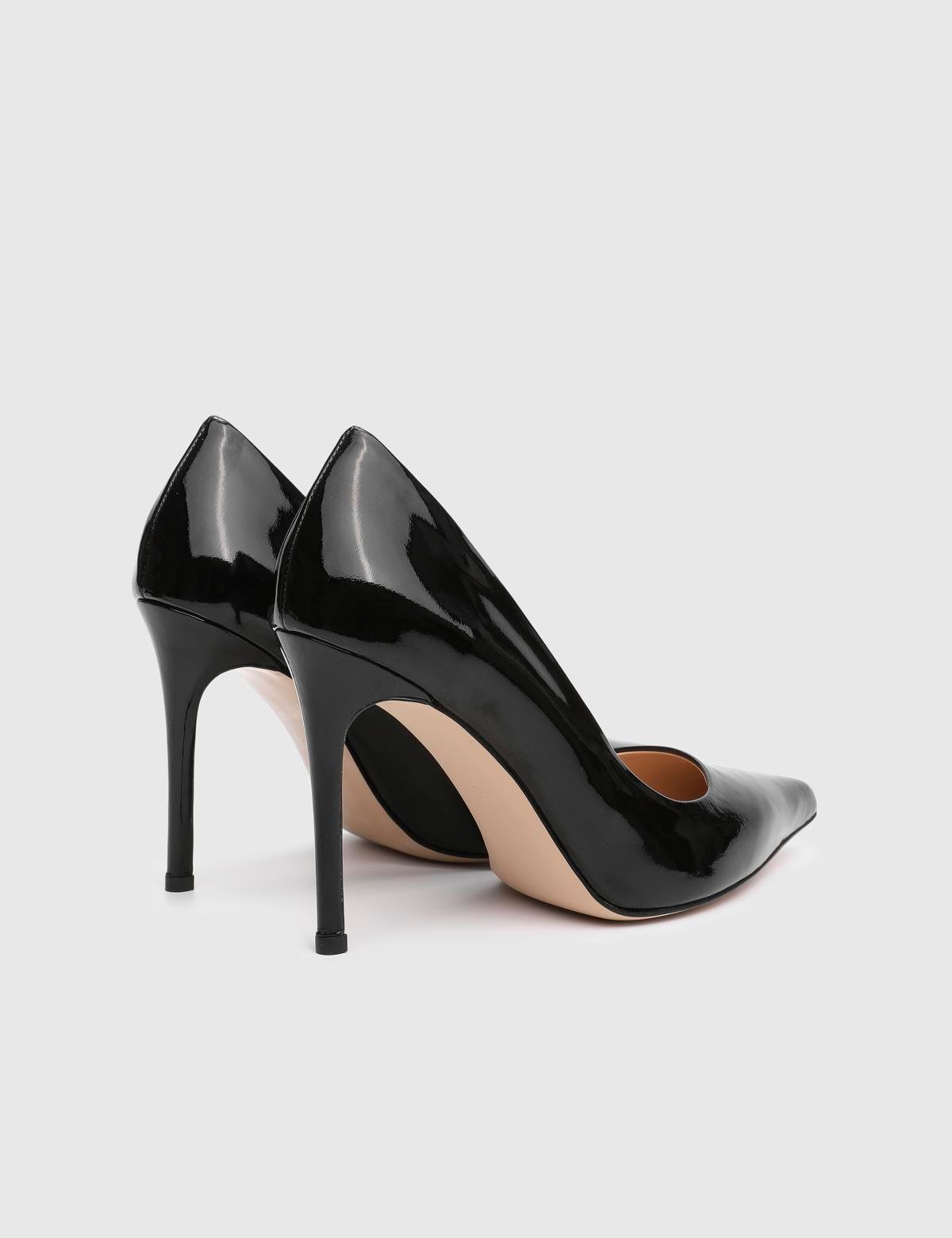 Linz Black Patent Leather Women's Stiletto