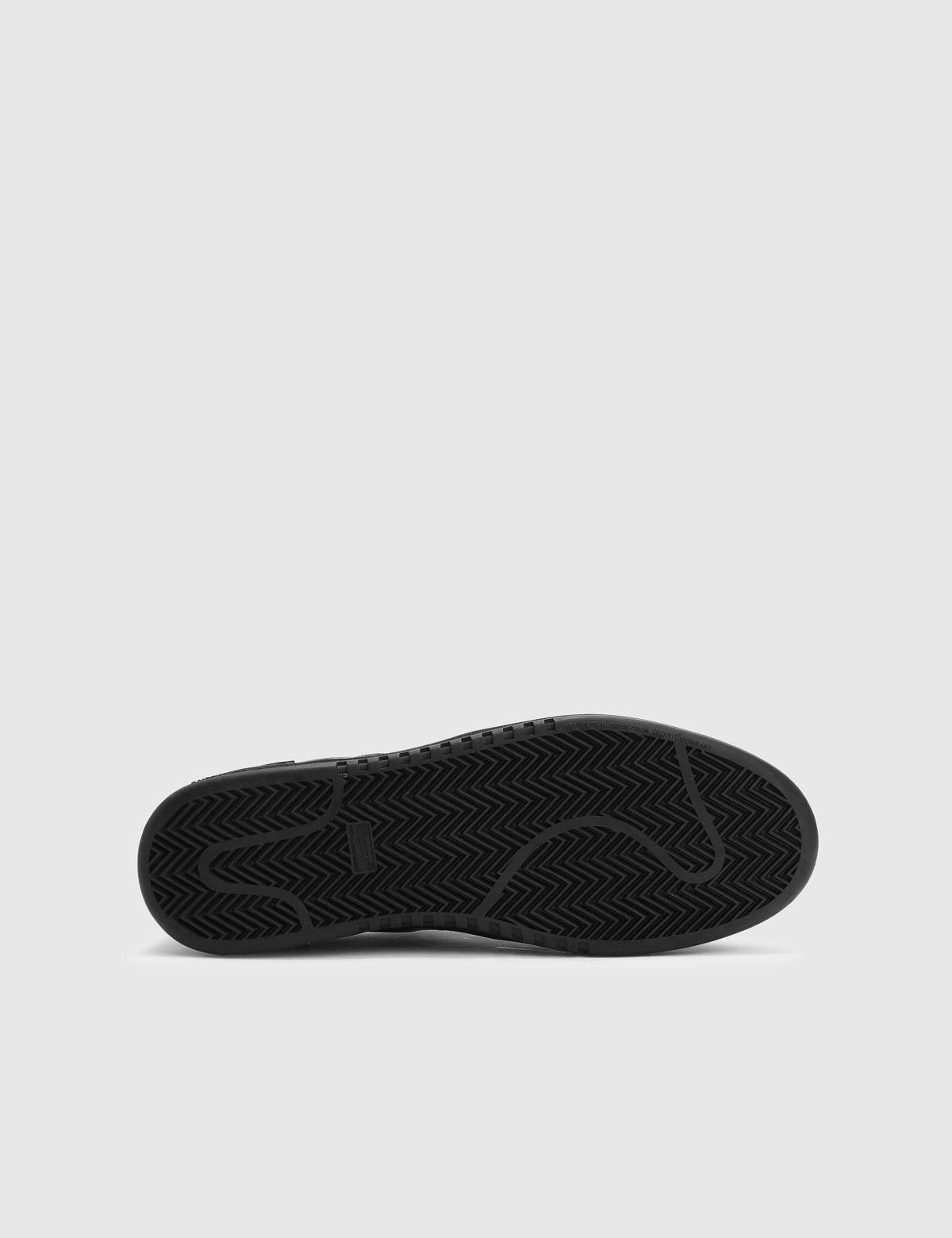 Lionel Black Crocodile Leather Men's Sneaker