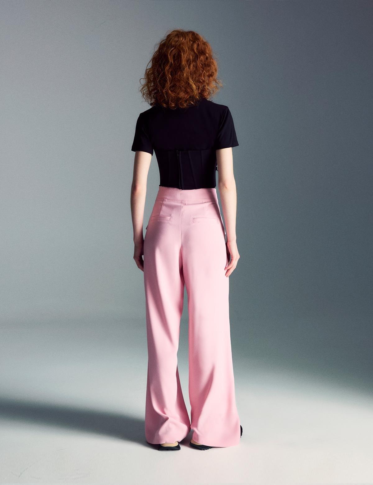 Lissa Pink Women's Trousers