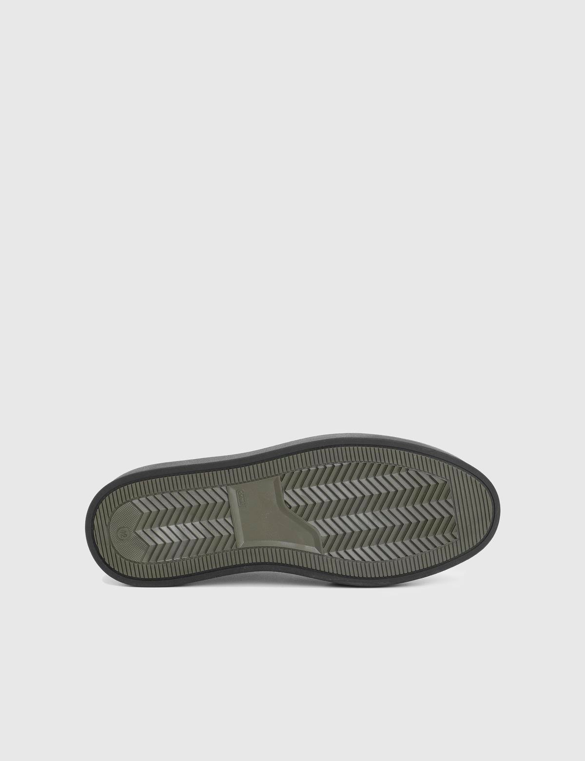 Löbe Black Suede Leather Men's Sneaker