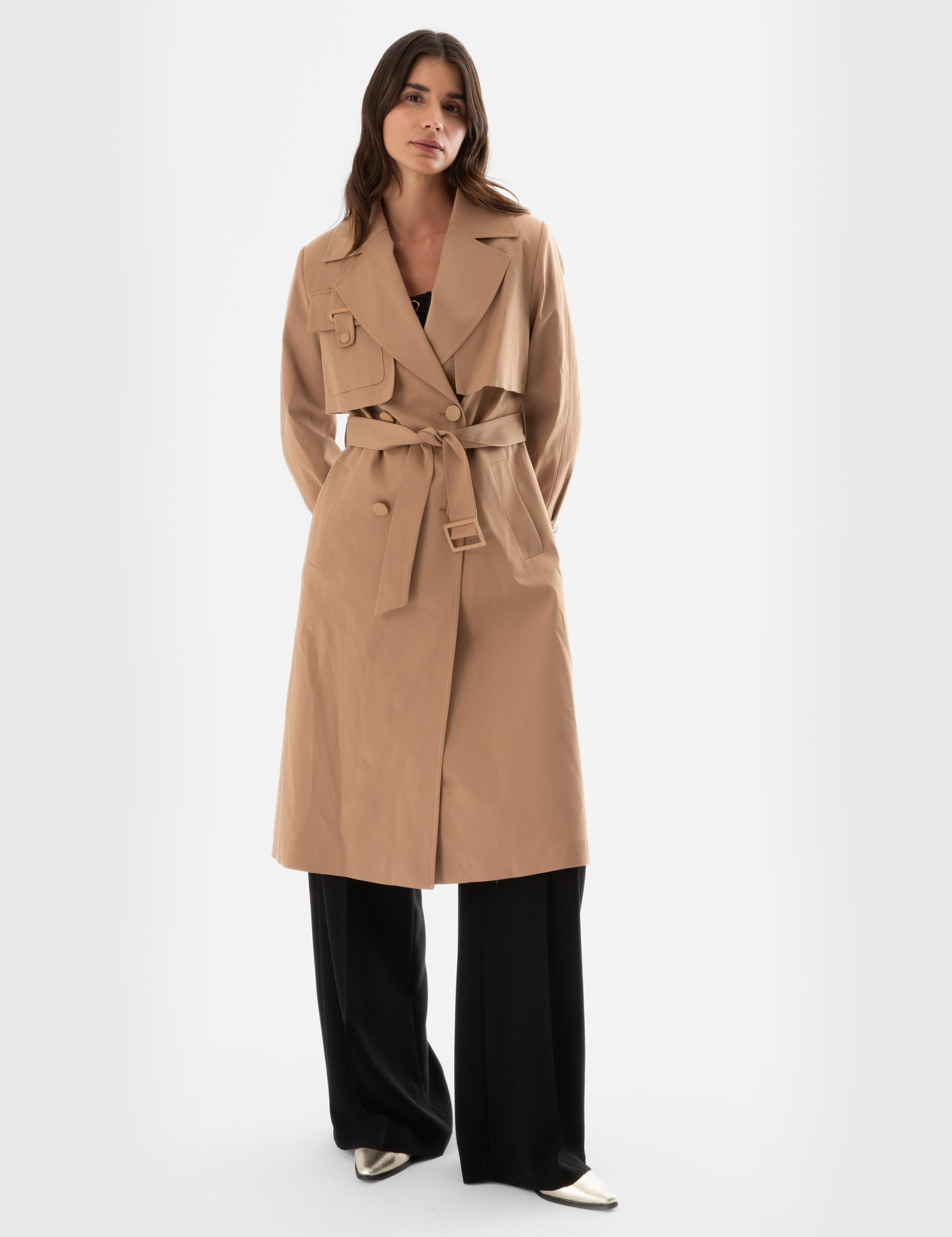 Lodi Camel Women's Trench Coat