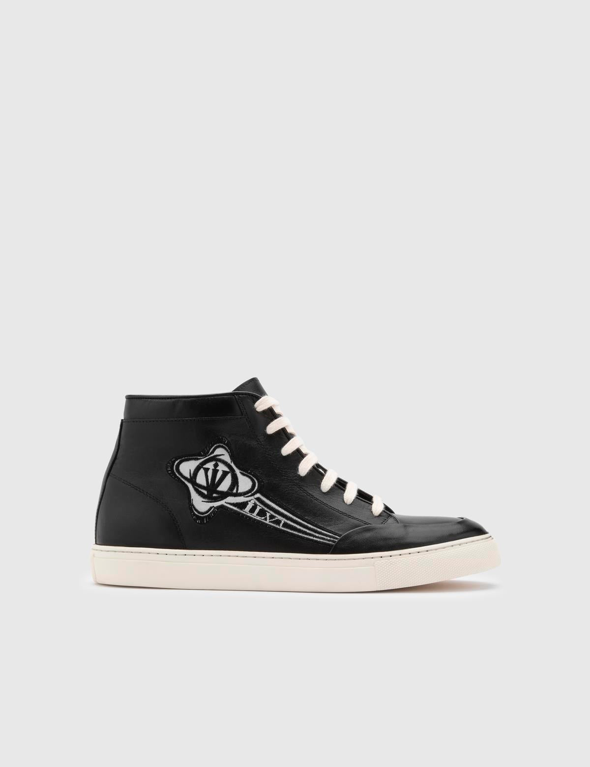 Logan Black Leather Men's Boot