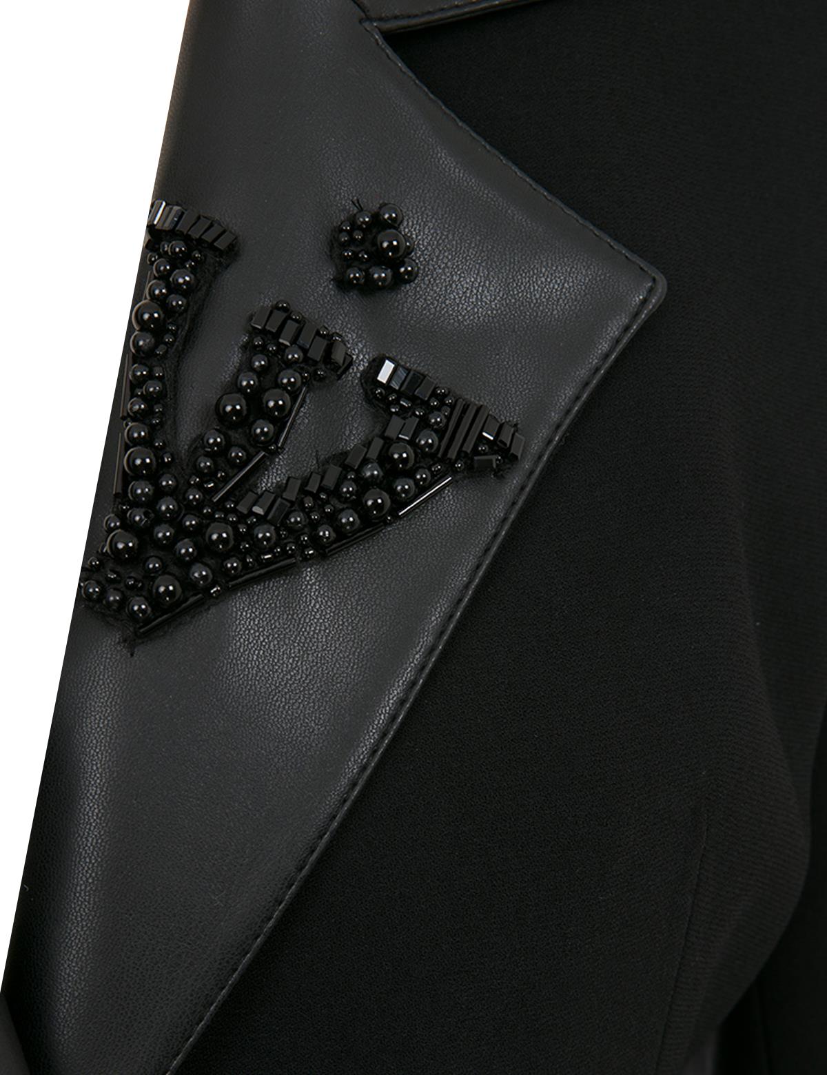 Loıza Black Women's Crop Jacket