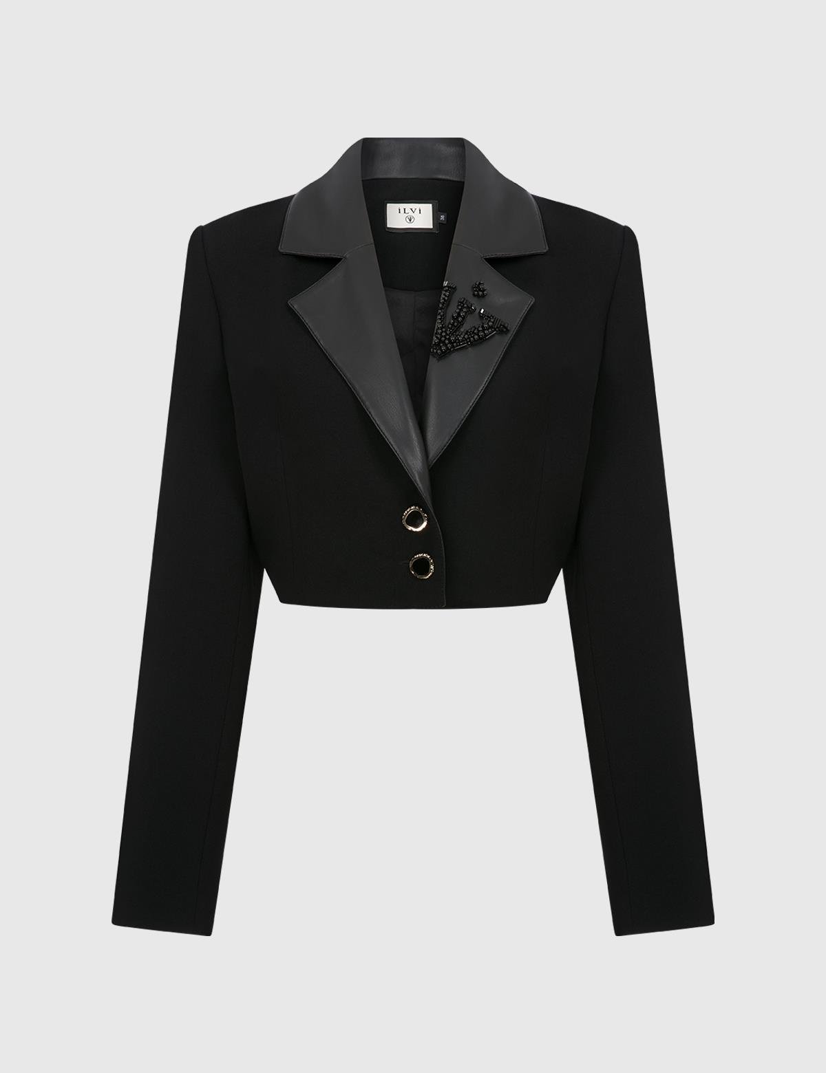 Loıza Black Women's Crop Jacket