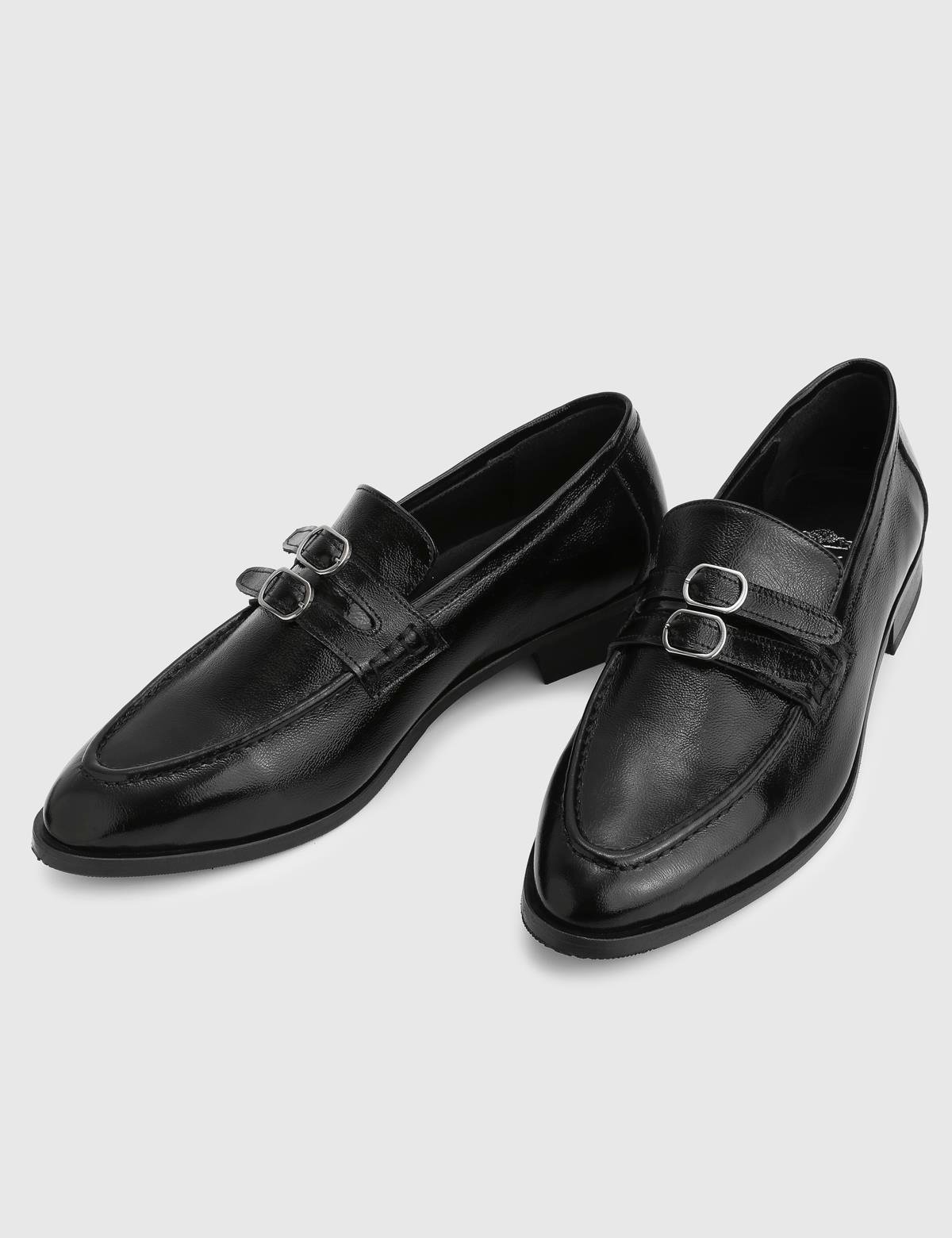Lorayn Black Patent Leather Women's Loafer