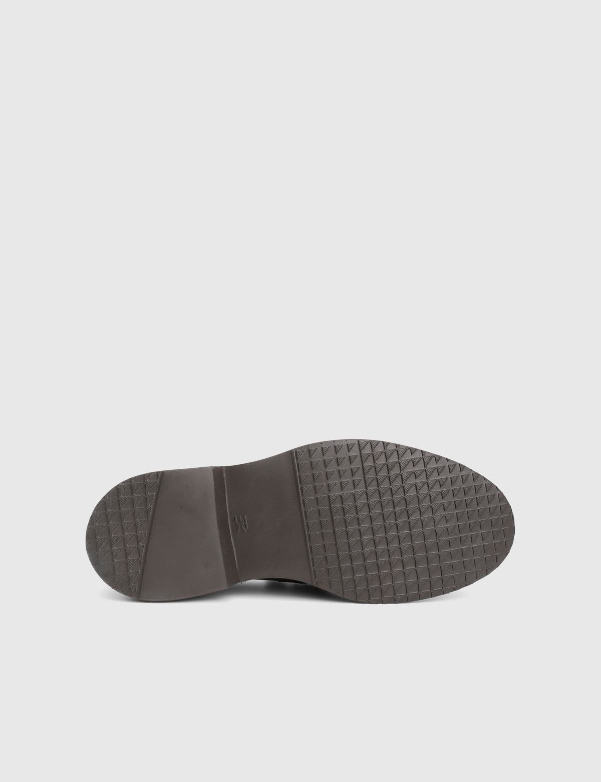 Lufin Brown Leather Crocodile Men's Loafer