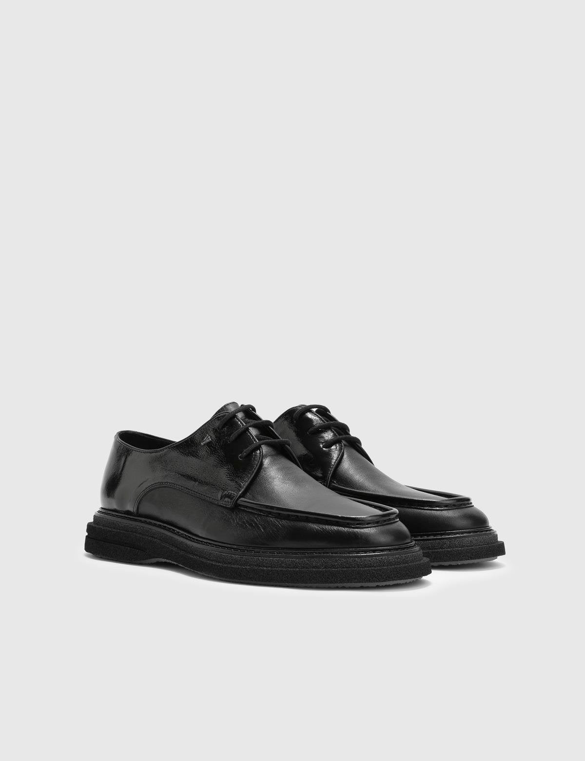 Mabon Black Aniline Leather Men's Oxford