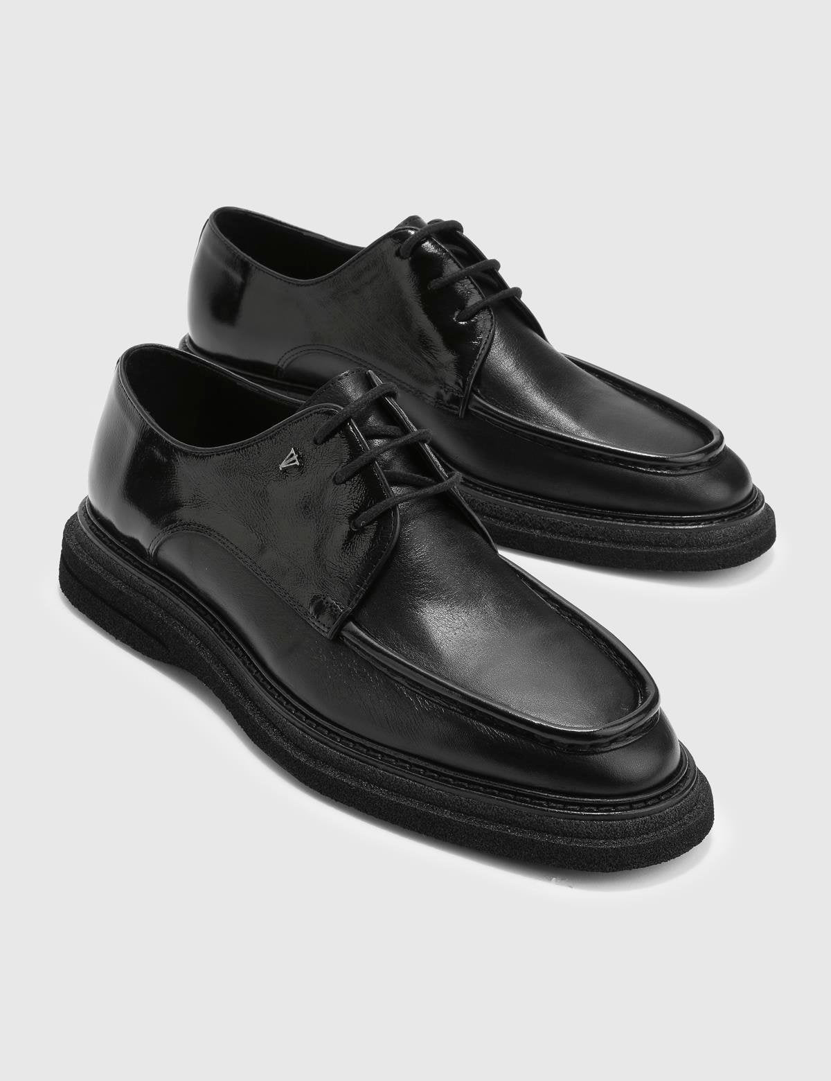Mabon Black Aniline Leather Men's Oxford