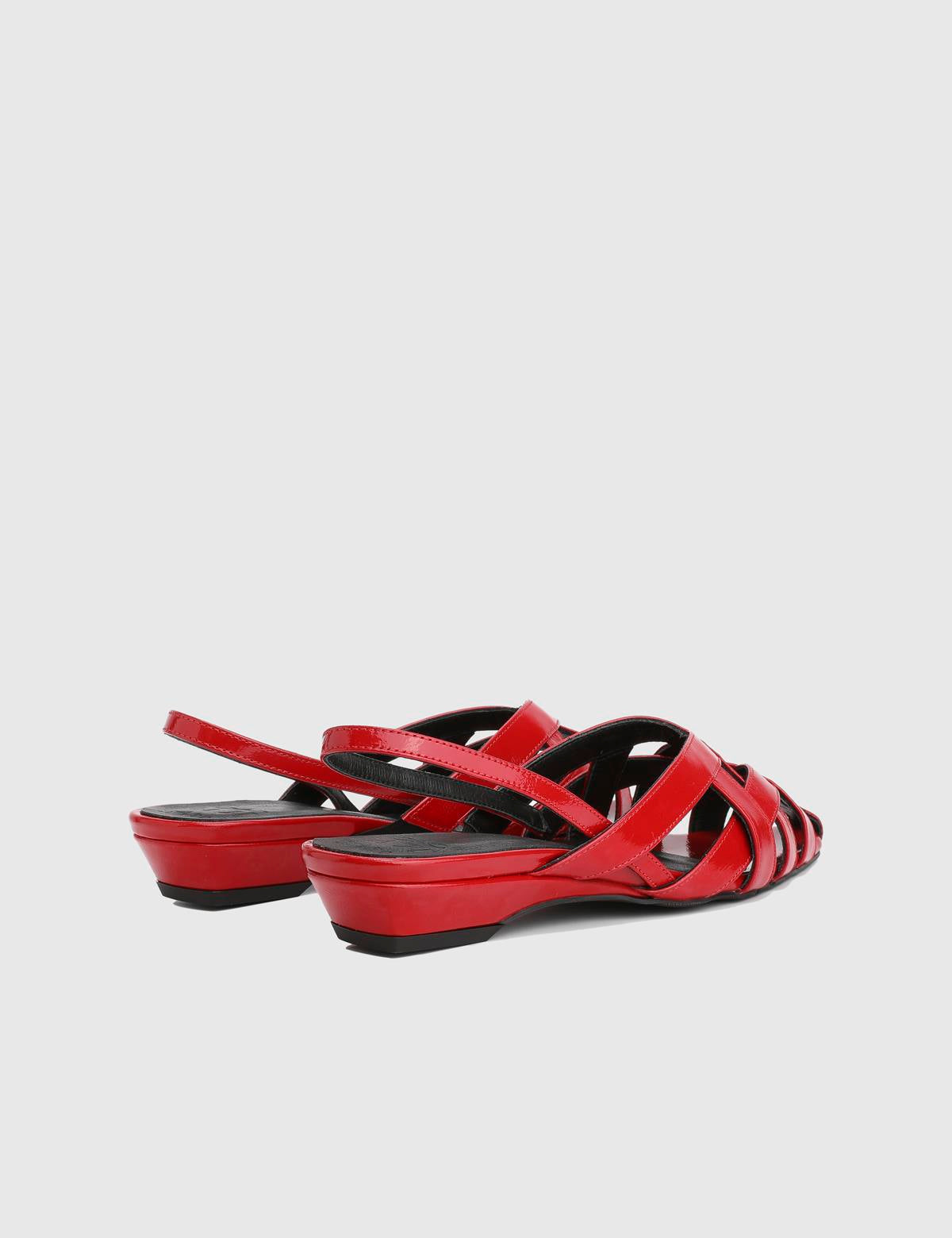 Machu Red Patent Leather Women's Sandal