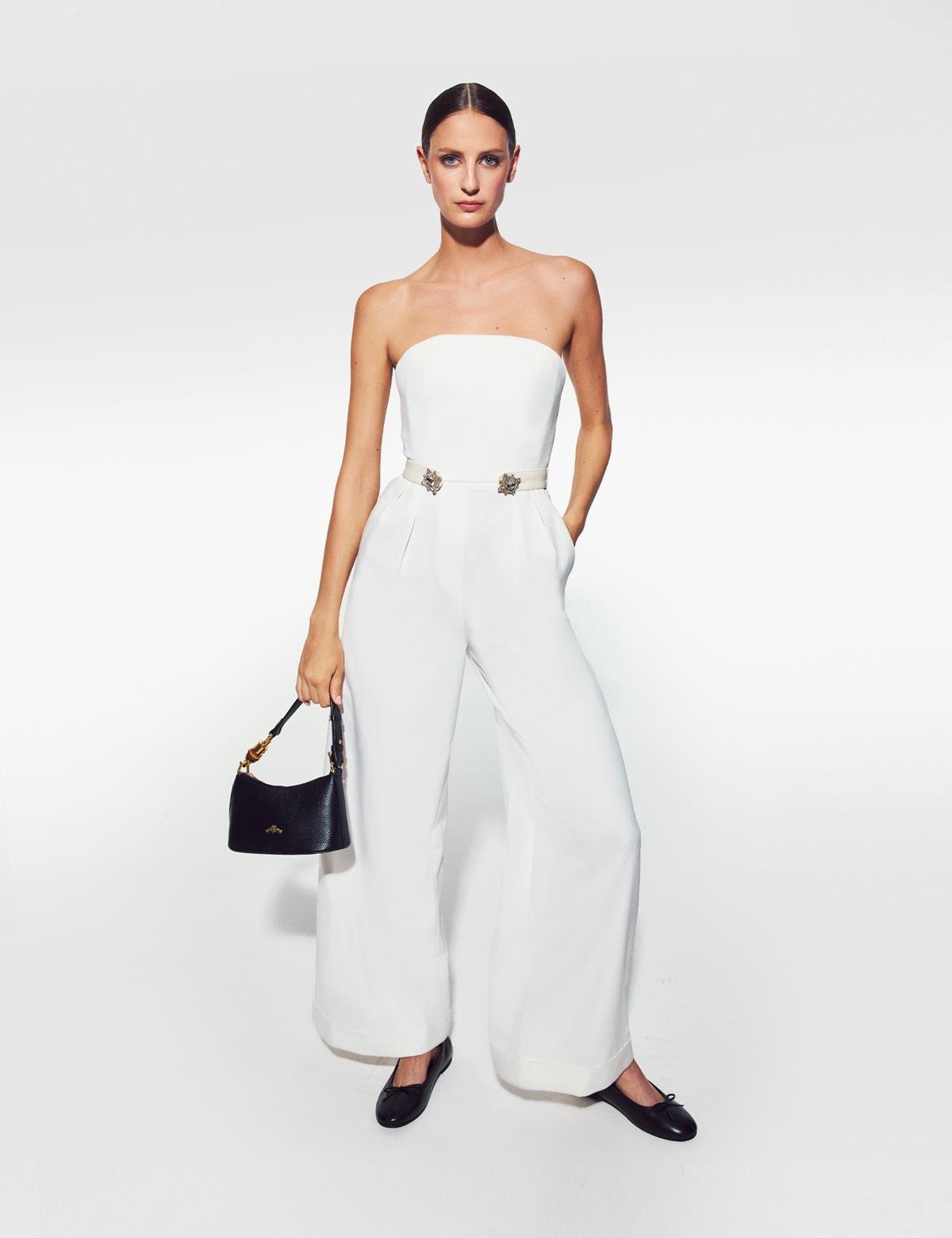 Malone Ecru Women's Jumpsuit