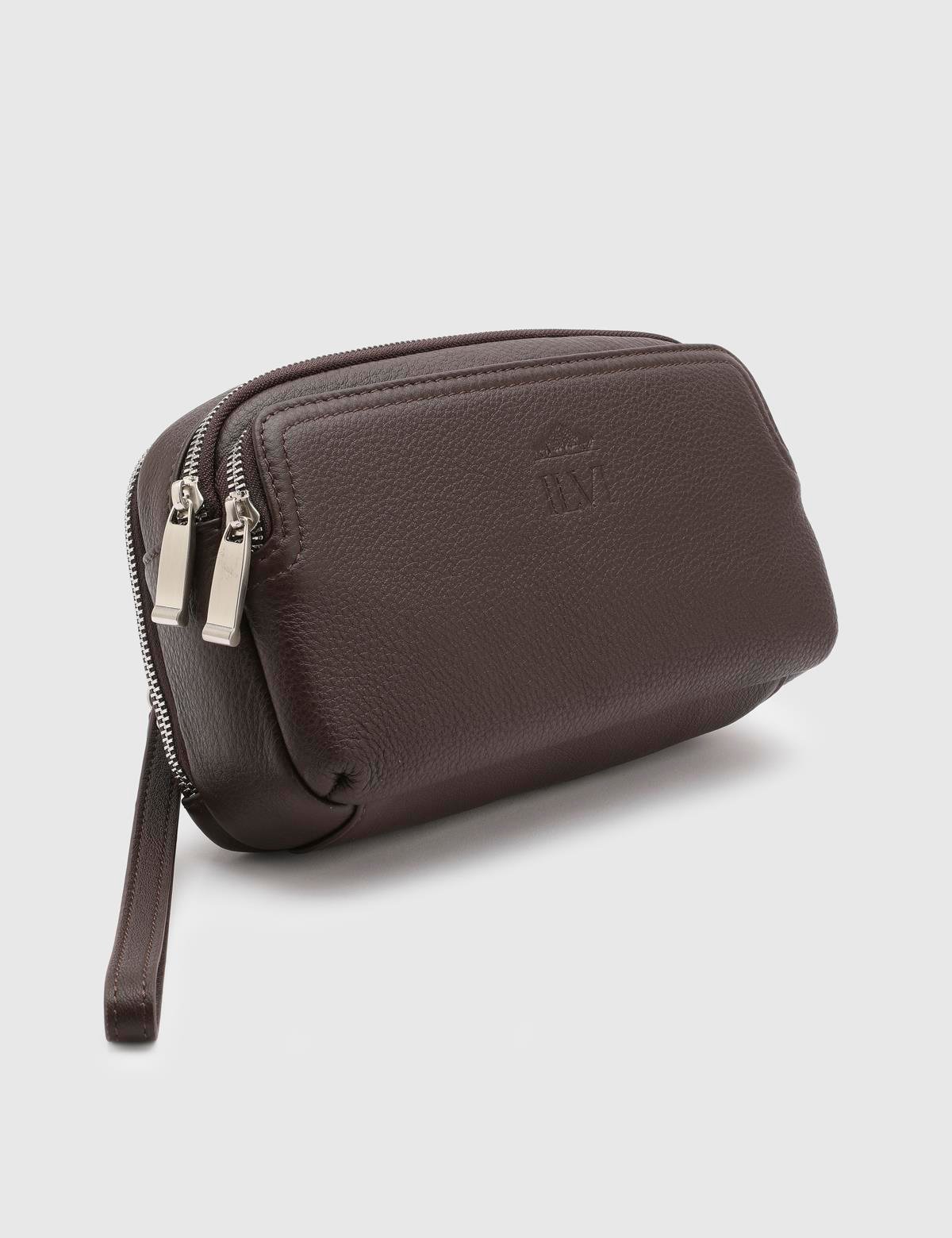 Marko Herrenhandtasche aus braunem Leder