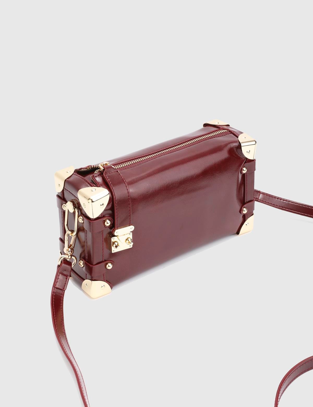 Maron Burgundy Women's Shoulder Bag