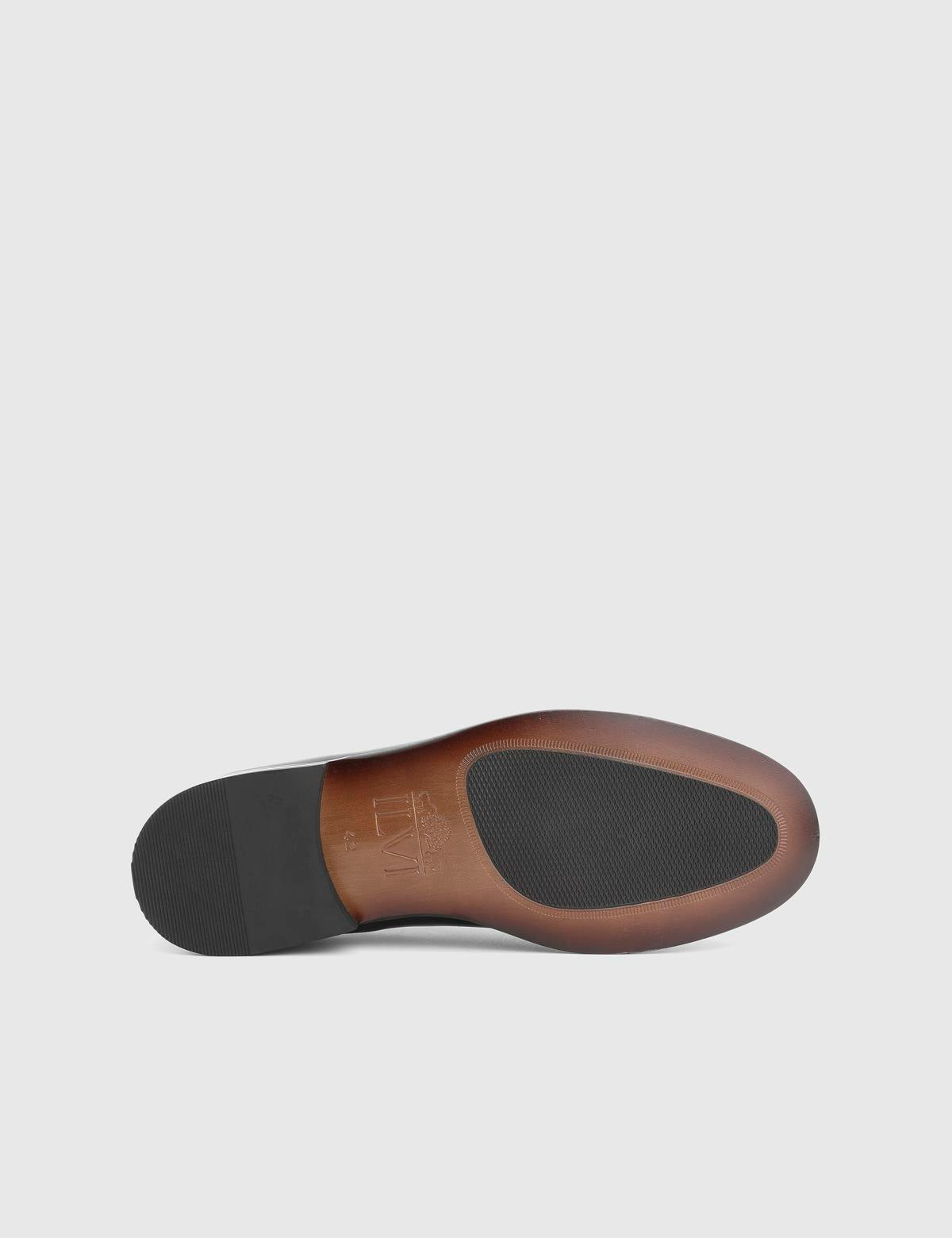 Marston Black Florentic Leather Men's Oxford