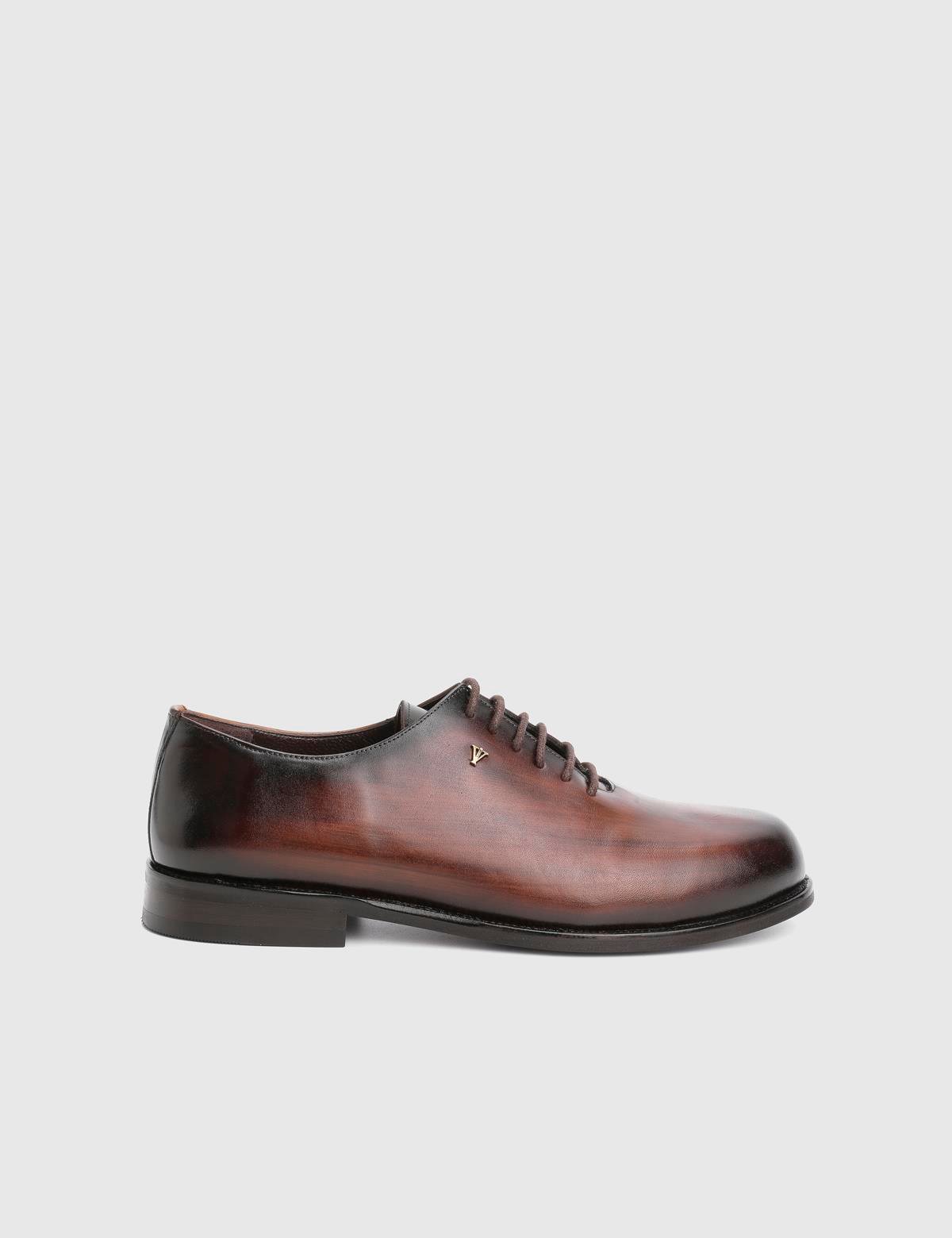 Marston Saddle Brown Leather Men's Oxford