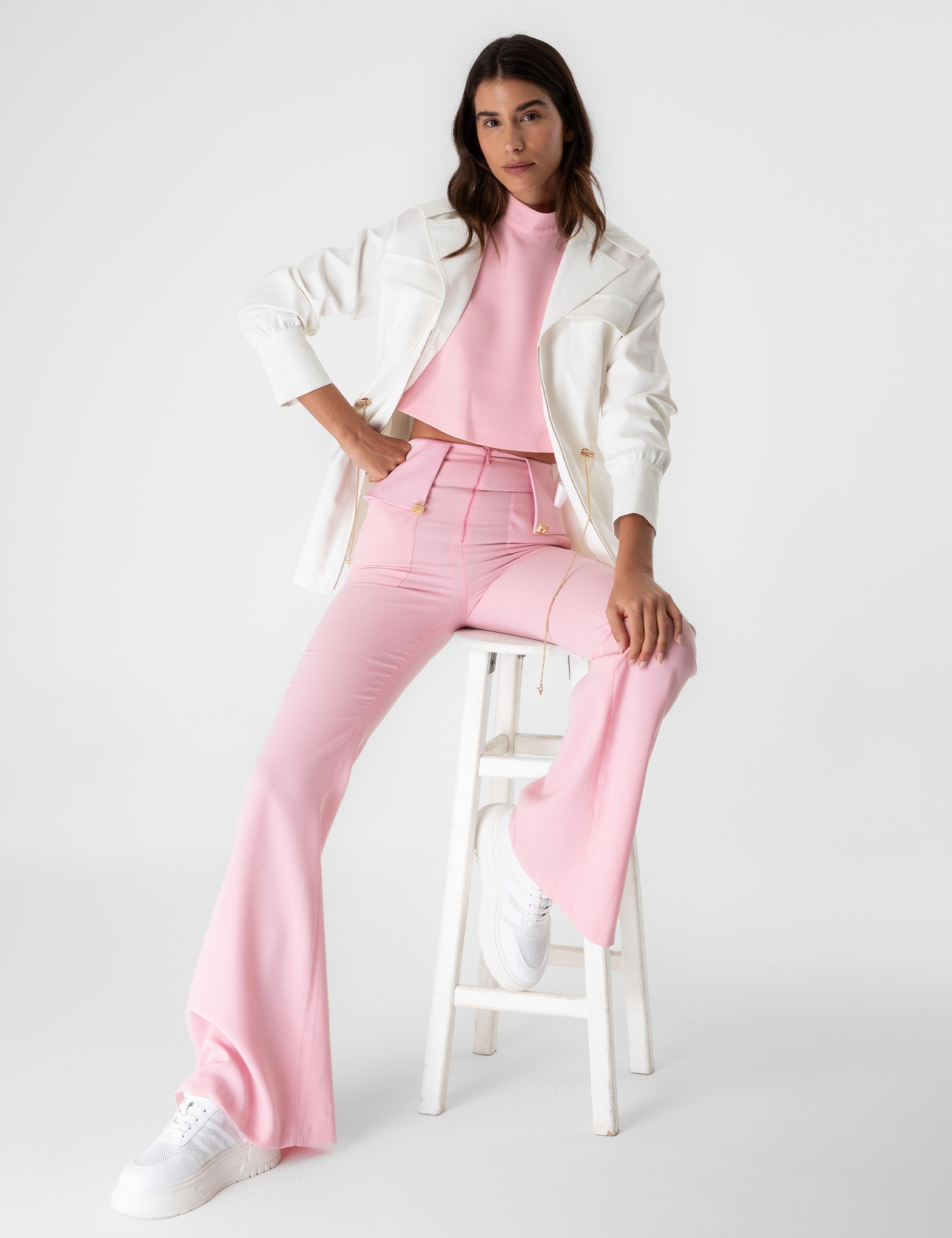 Matia White Women's Trench Coat