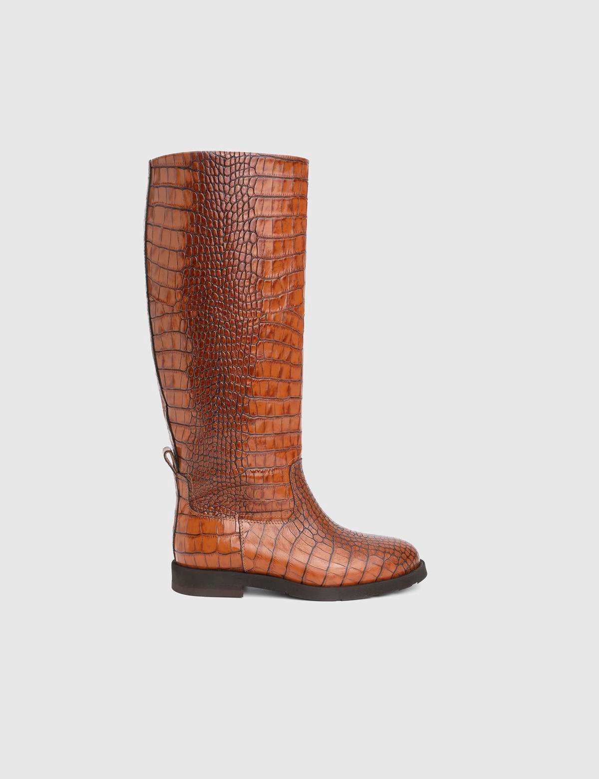 Mavros Saddle Brown Women's High Boot