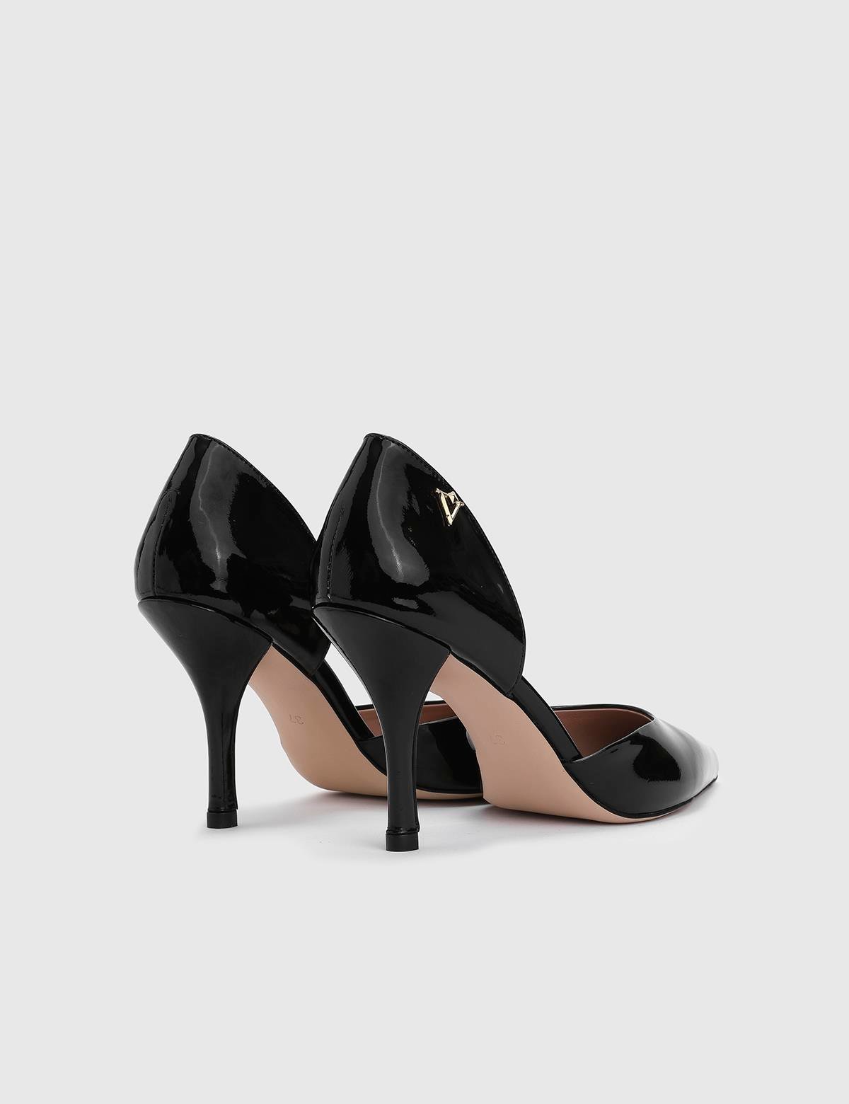 Melina Black Patent Leather Women's Pump