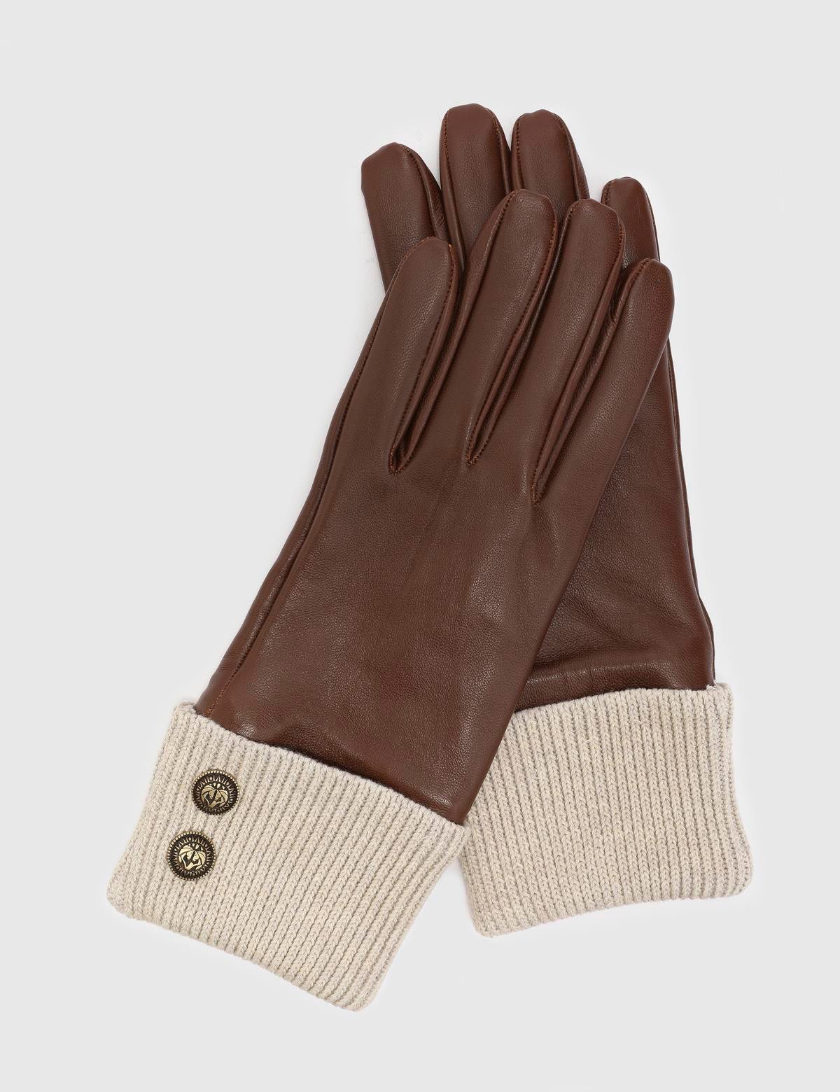 Michiri Saddle Brown Women's Gloves
