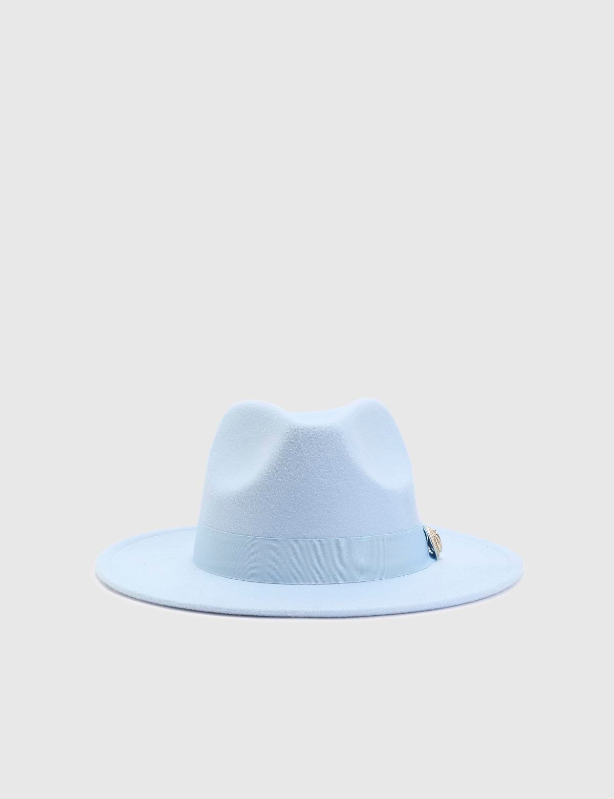 Minako Blue Cashmere Women's Hat