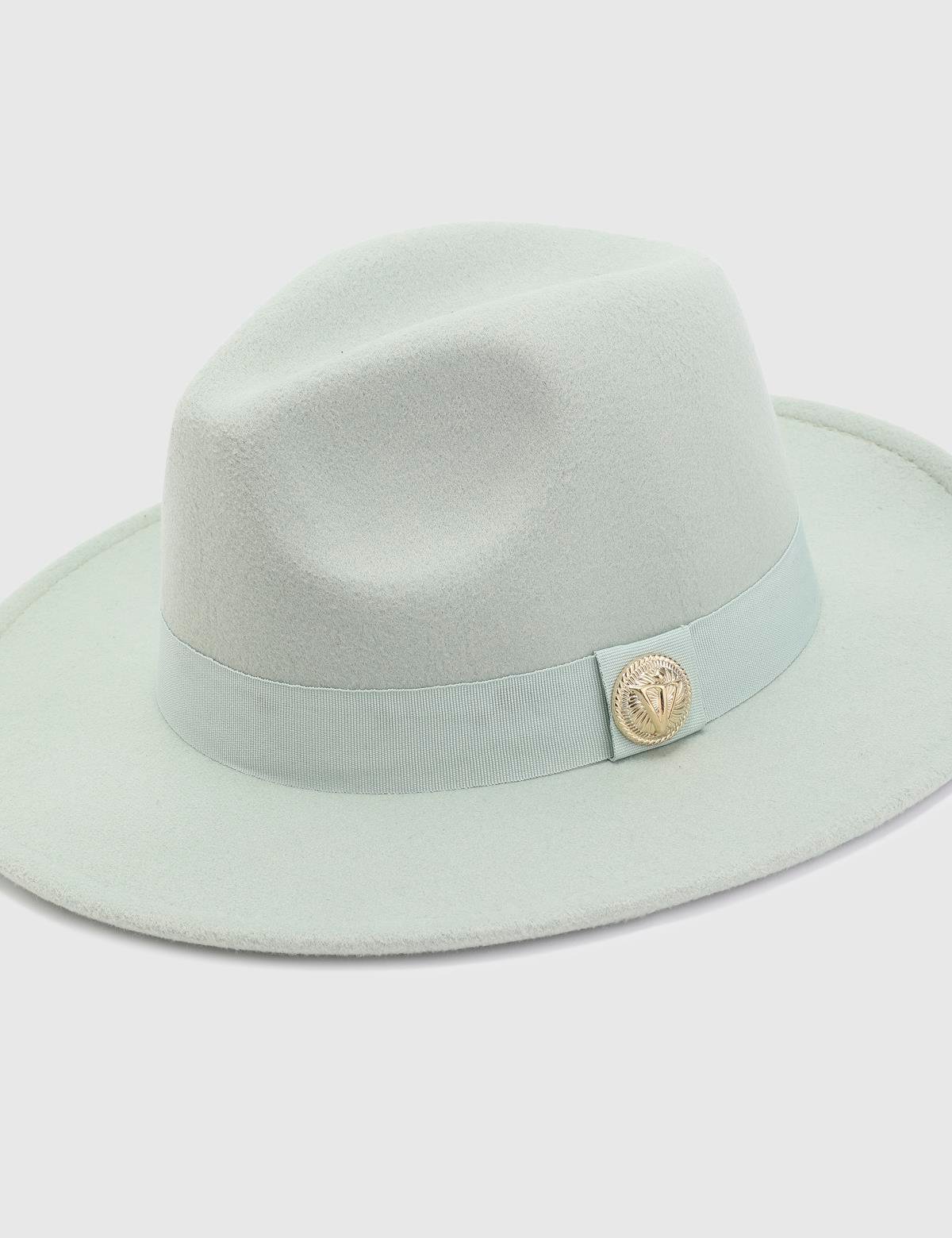 Minako Mint Green Cashmere Women's Hat