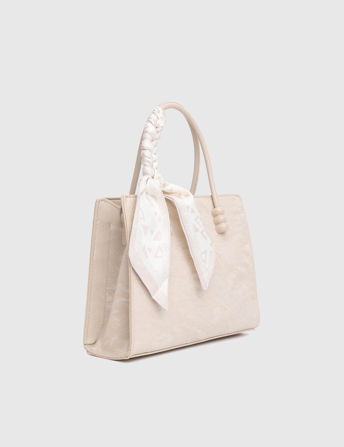 Nanda Beige Women's Handbag