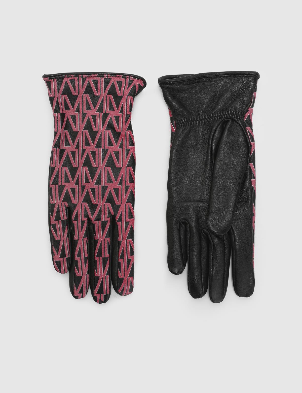 Nina Pink Women's Leather Gloves