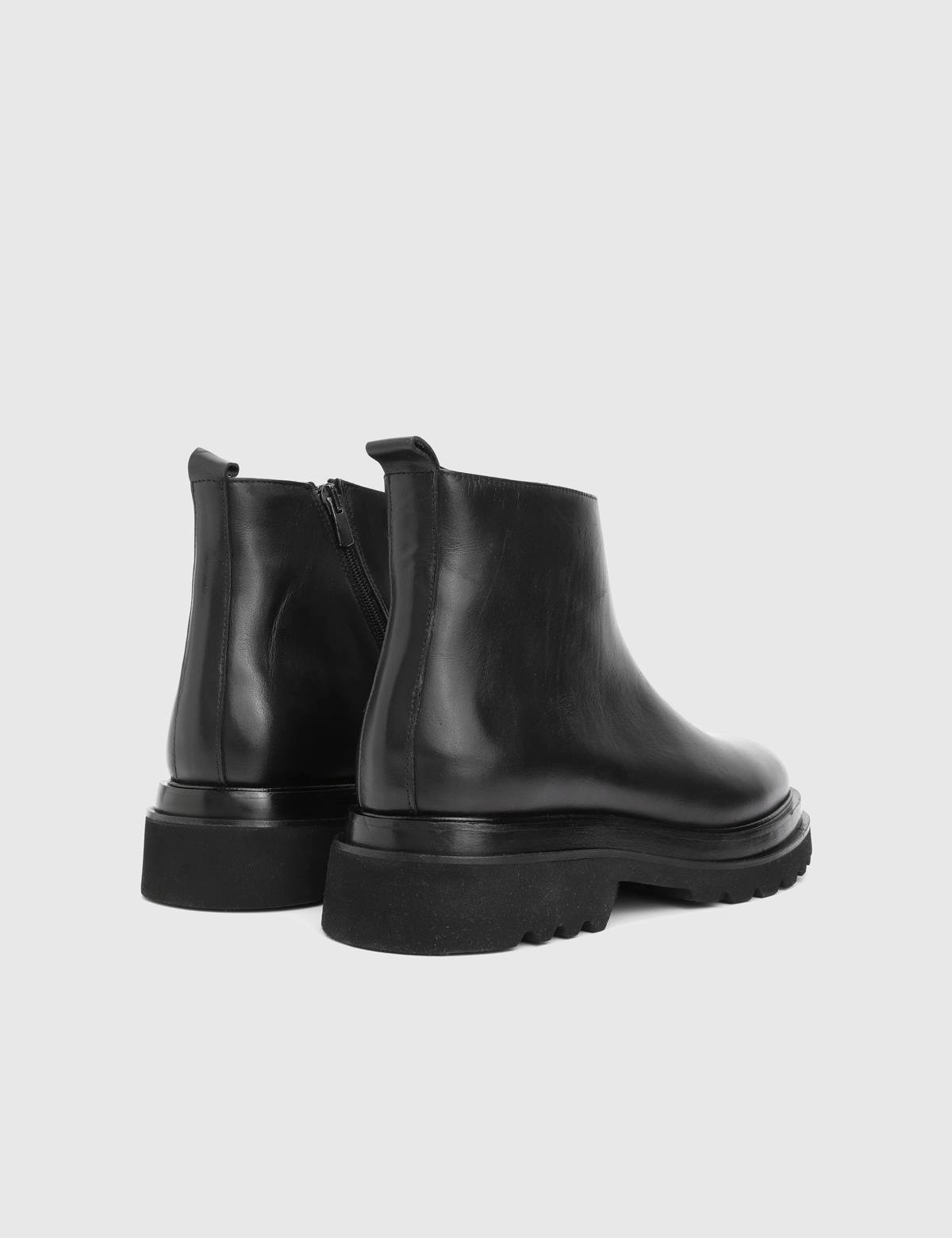 Noro Black Leather Men's Boot