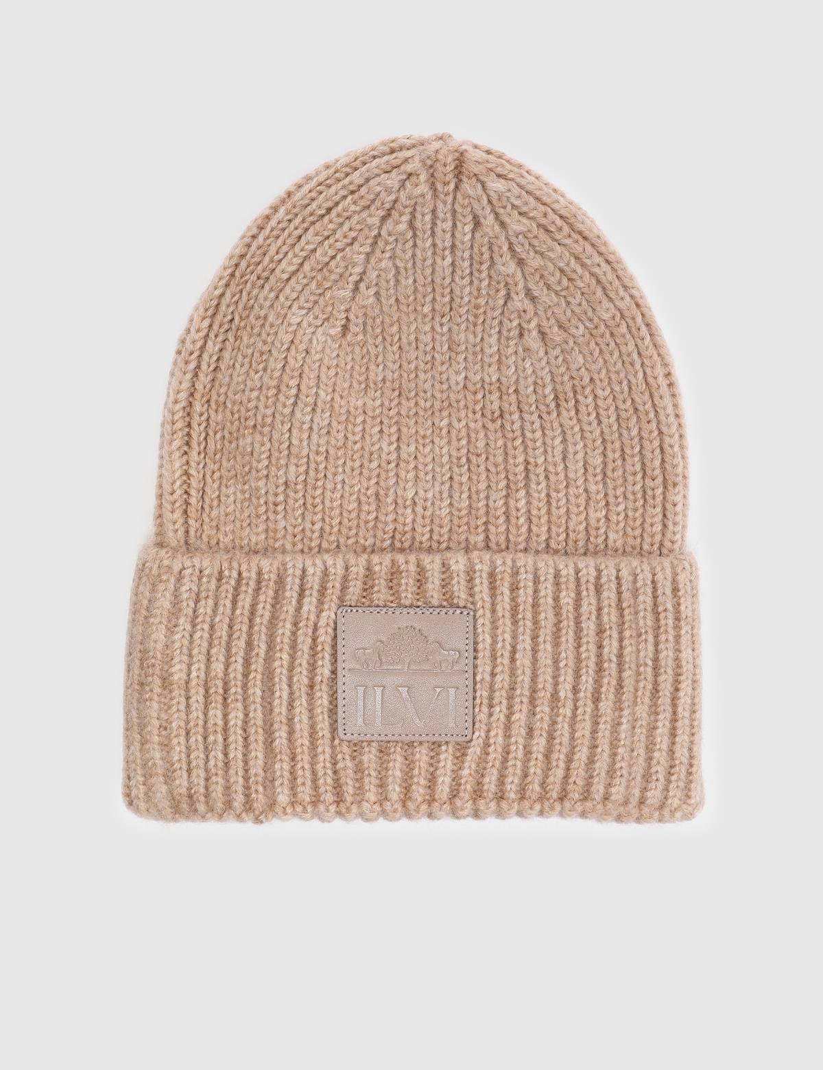 Odette Beige Unisex Beret