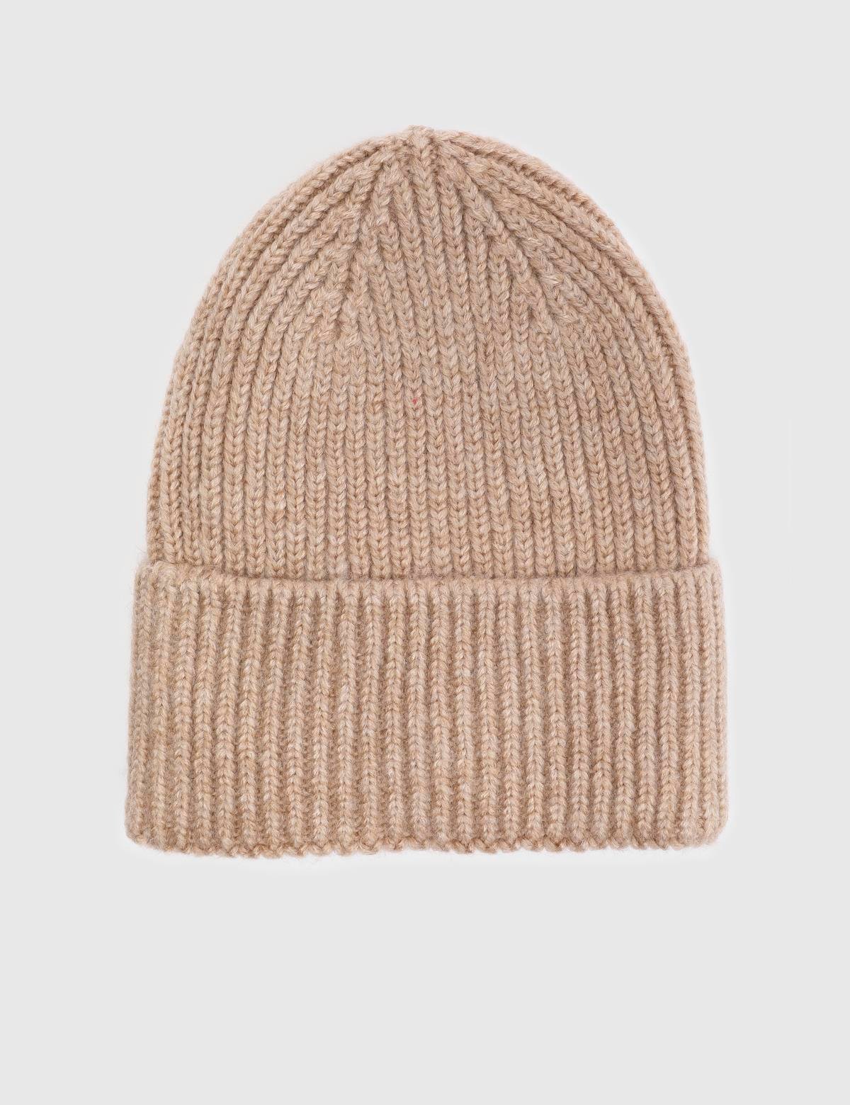 Odette Beige Unisex Beret