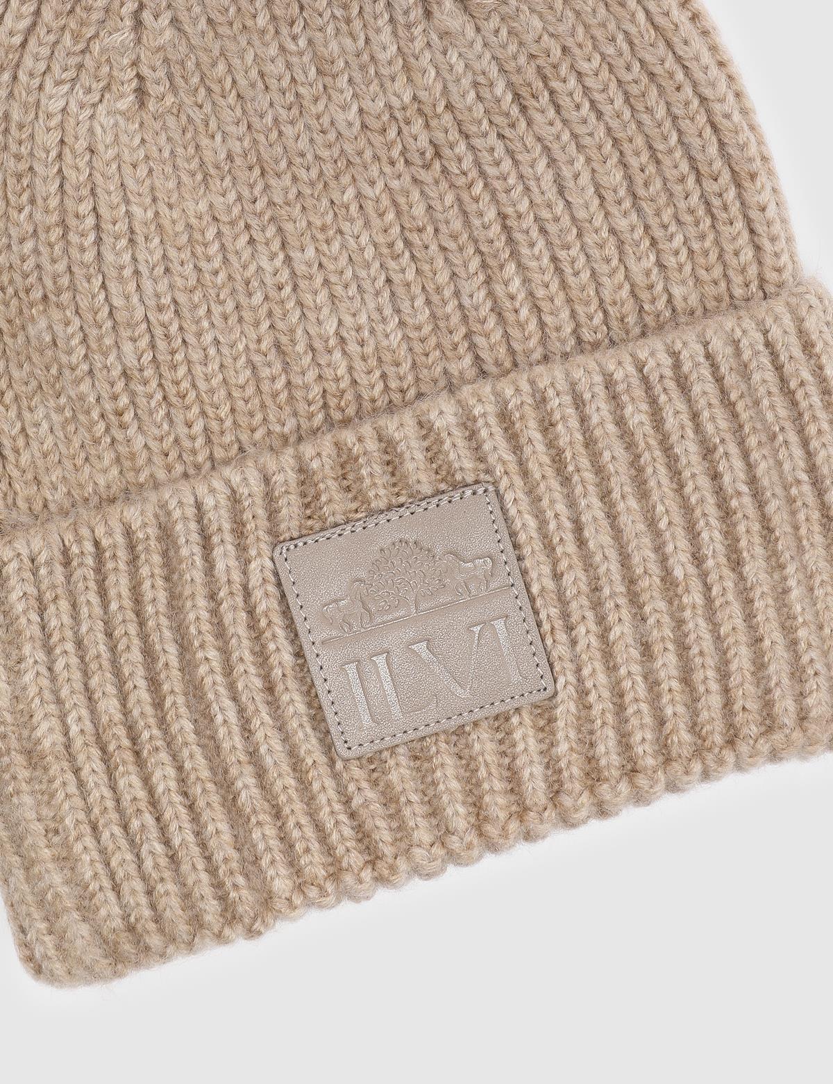 Odette Beige Unisex Beret