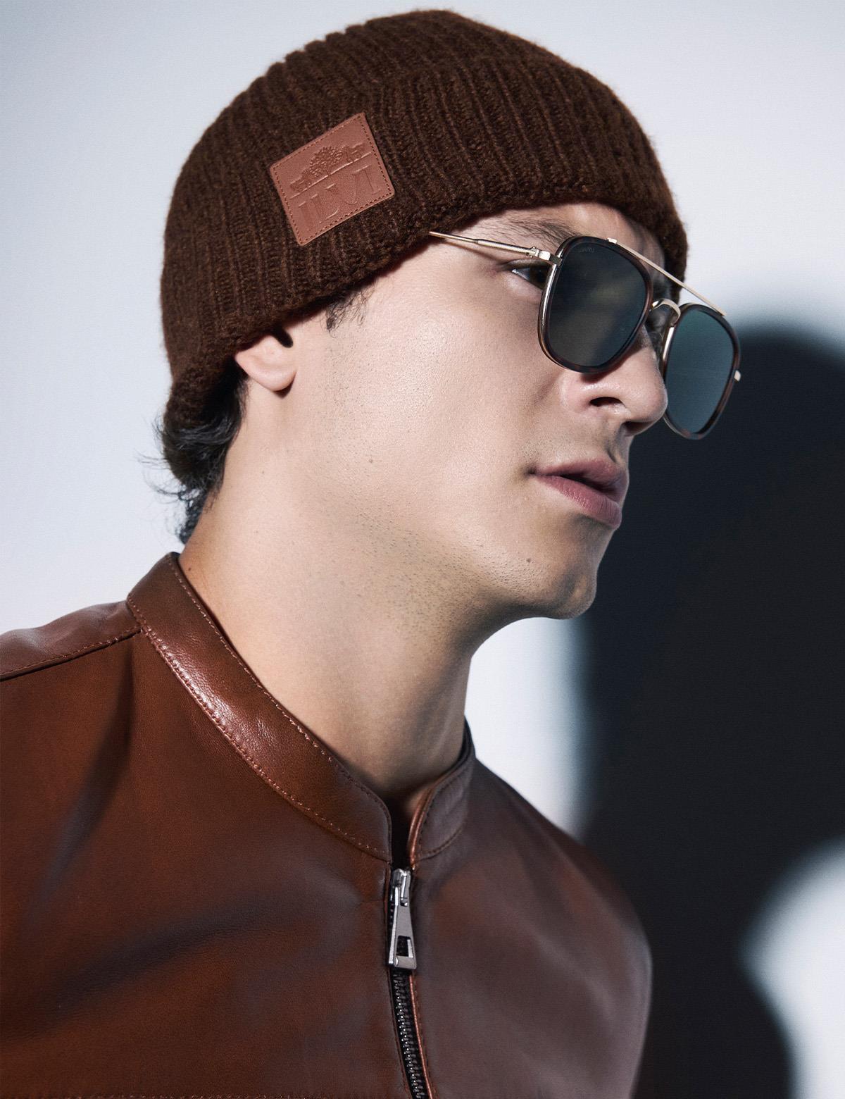 Odette Brown Unisex Beret