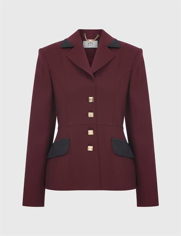 Patrice Burgundy Women's Jacket