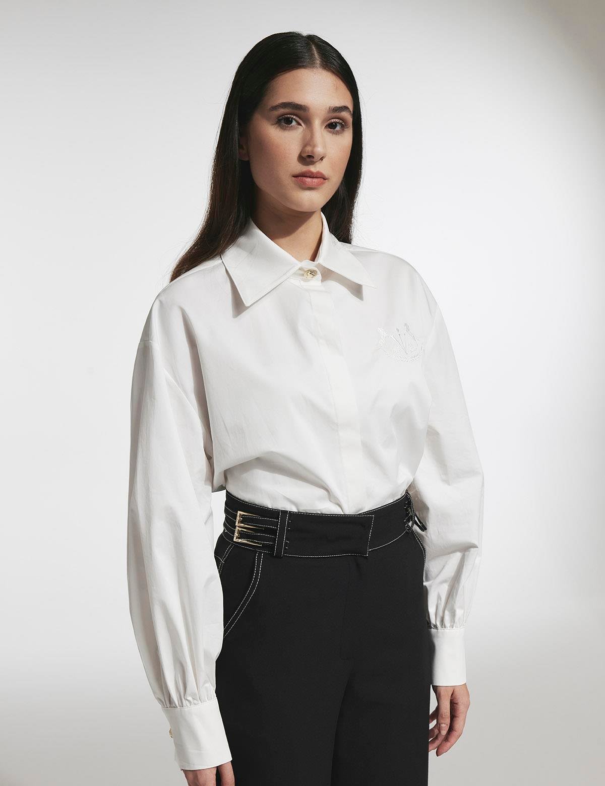 Pega White Women's Shirt