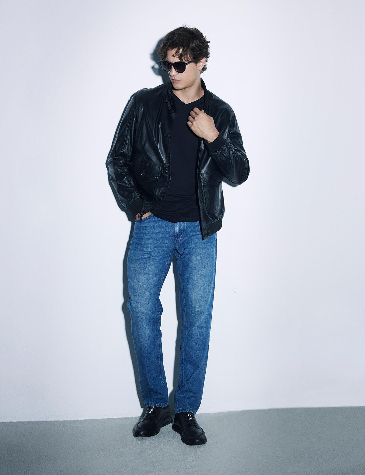 Percival Black Men's Leather Jacket