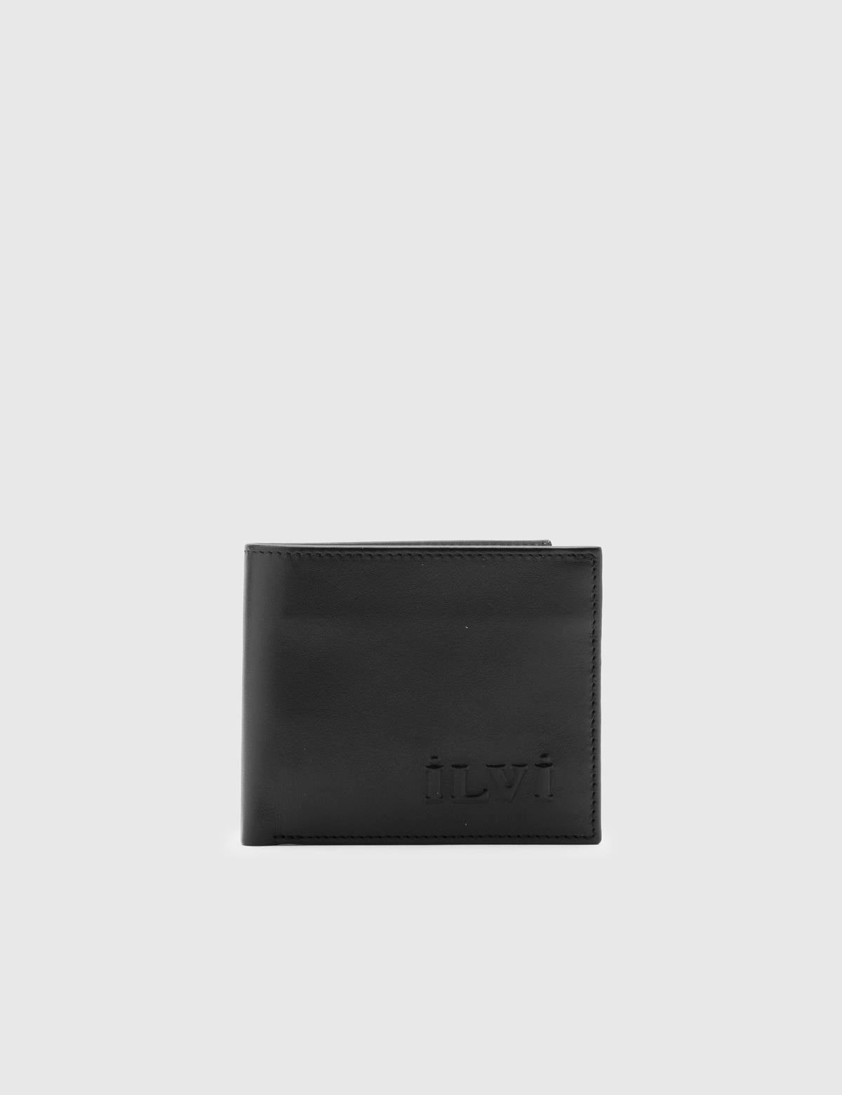 Percy Black Leather Men's Wallet