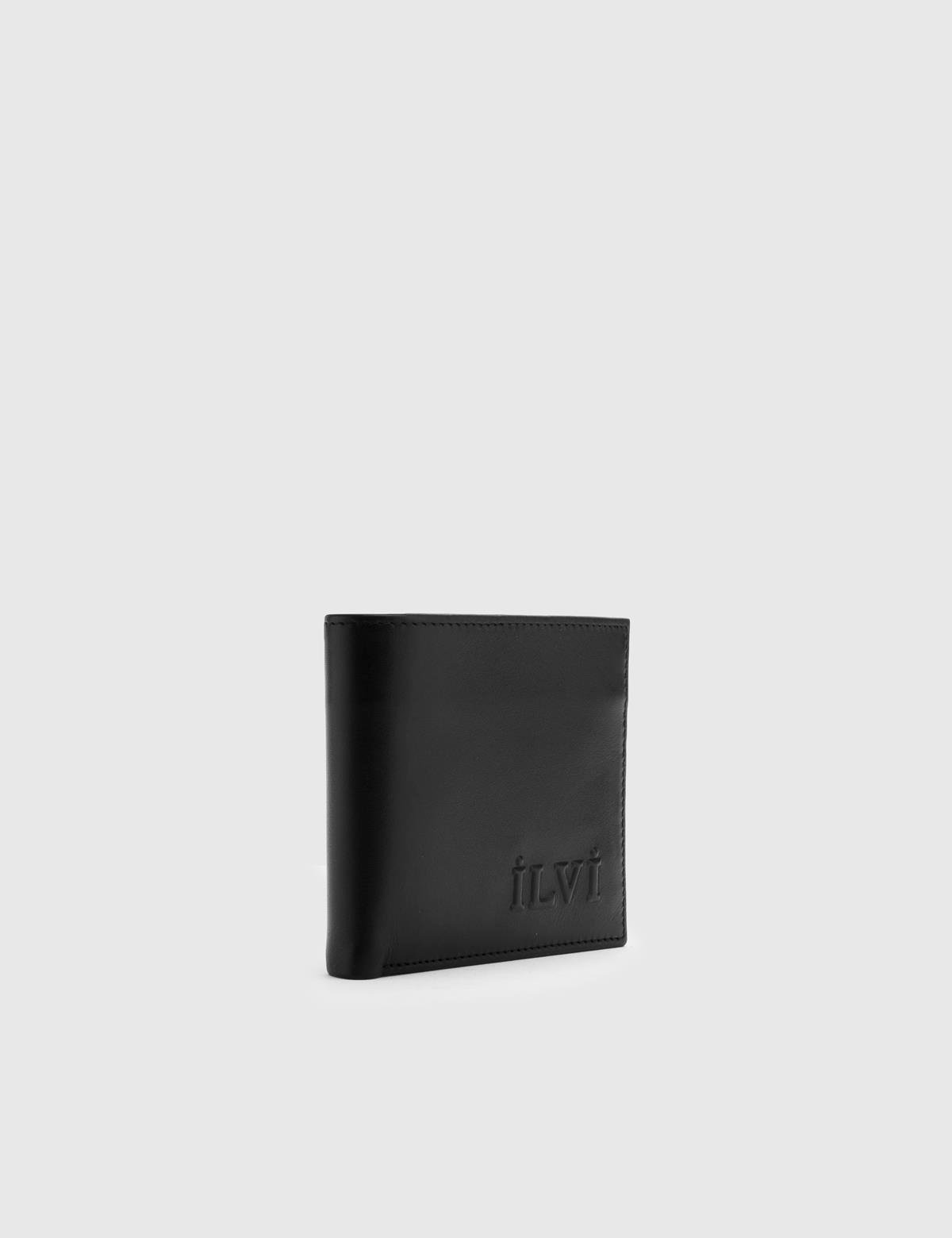 Percy Black Leather Men's Wallet