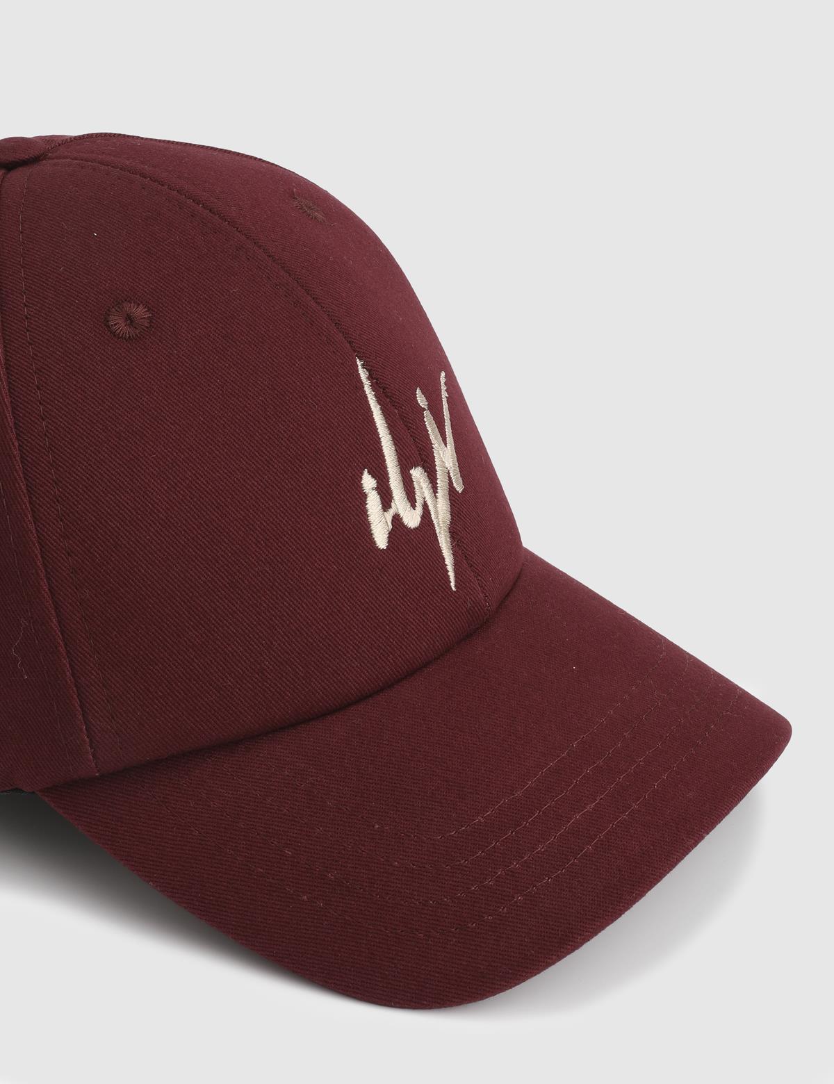 Peta Burgundy Unisex Gabardine Cap