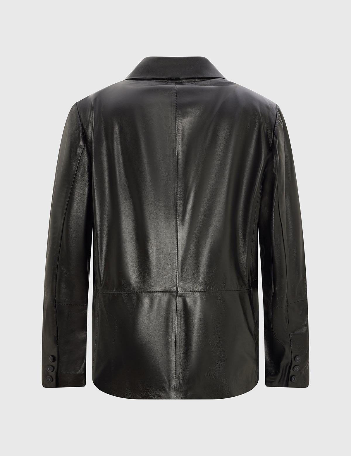 Reda Black Men's Leather Jacket
