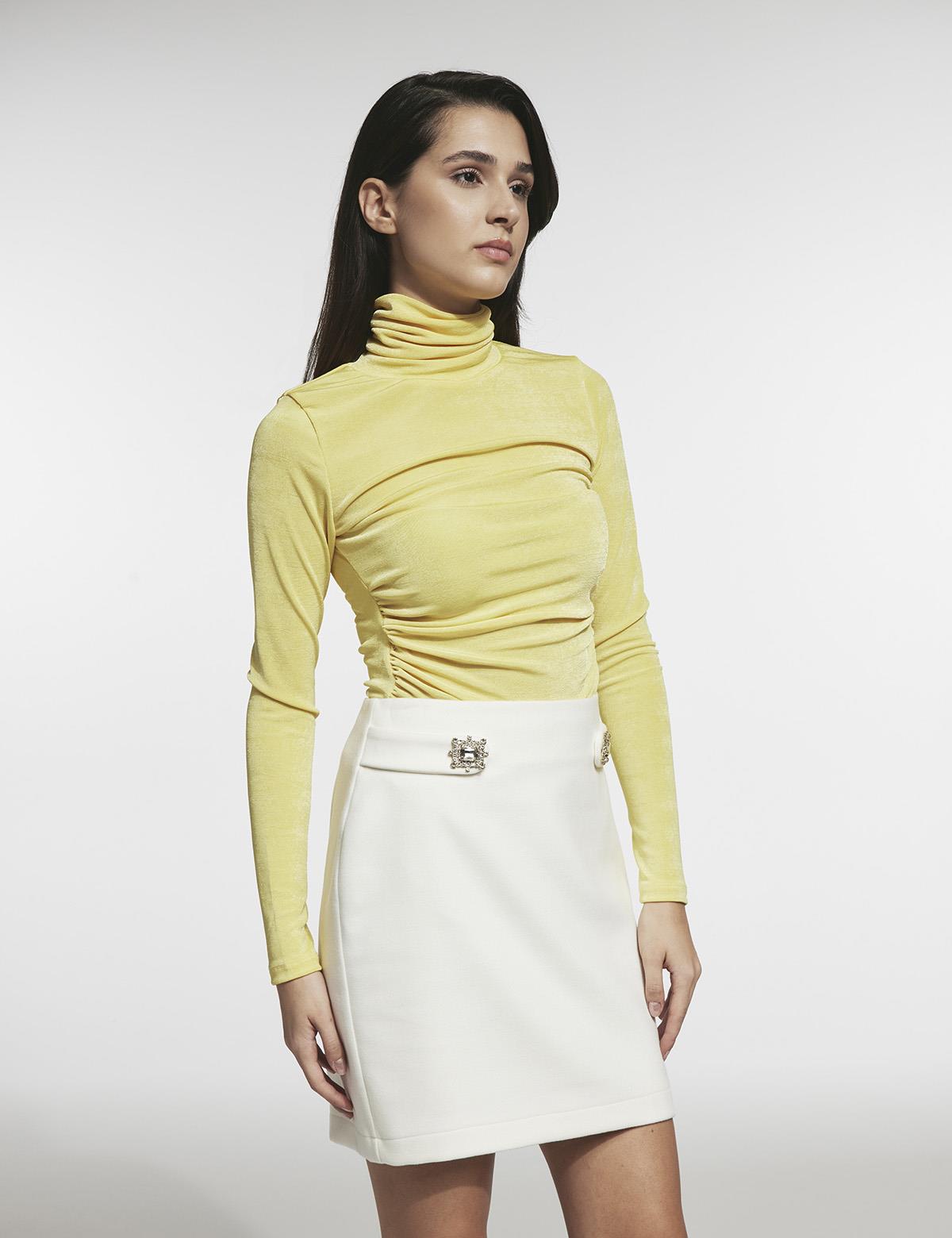 Rıdder White Women's Skirt