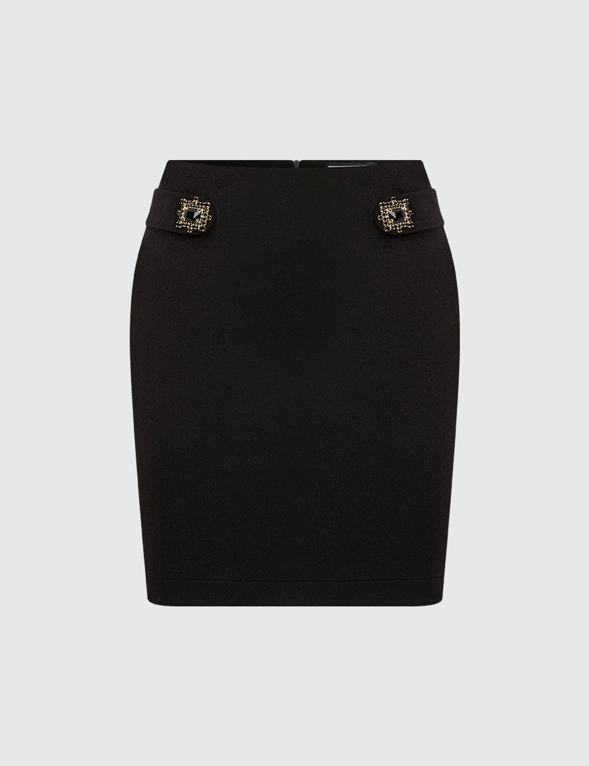 Rıdder Black Women's Skirt