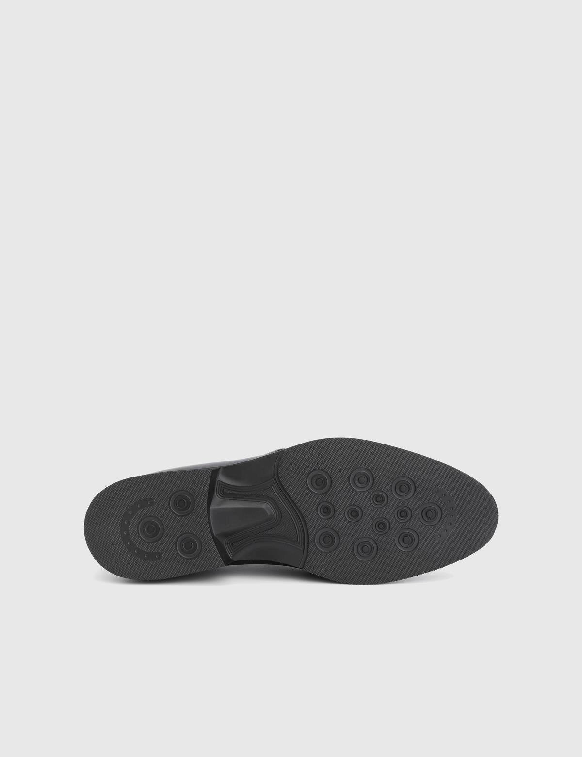 Rodrigo Navy Blue Leather Men's Derby Shoe