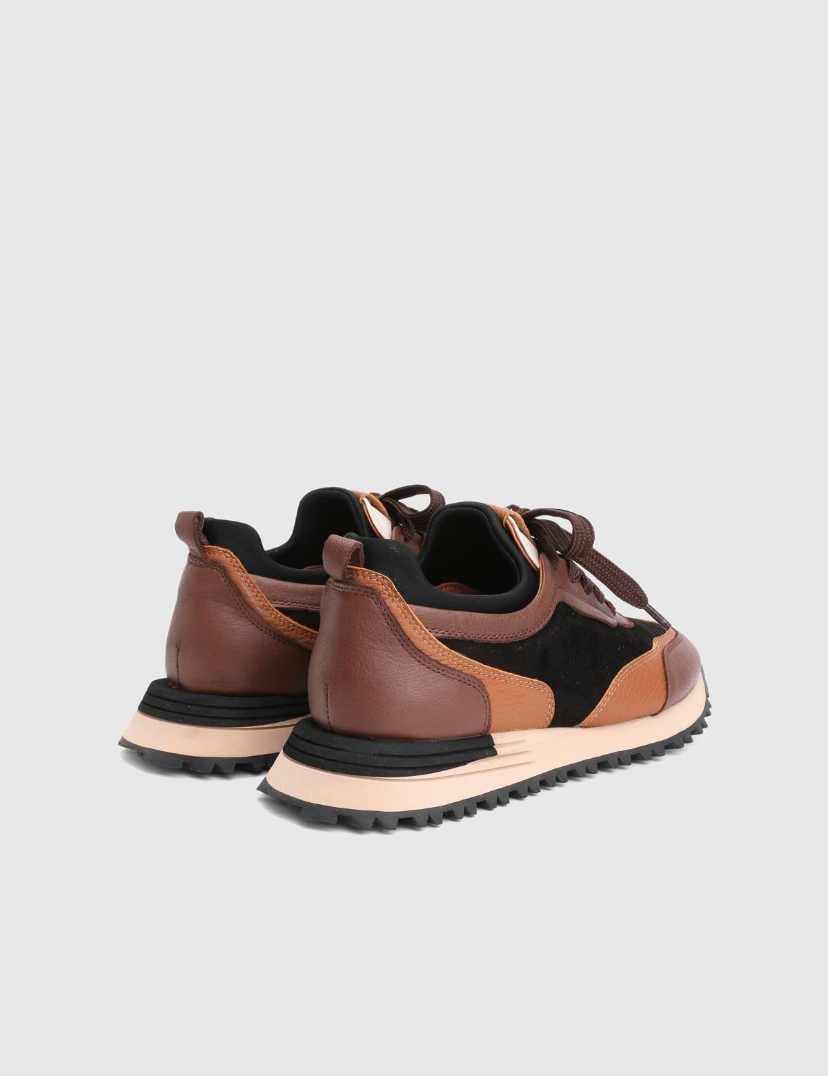 Rozalia Brown Suede Leather Women's Sneaker