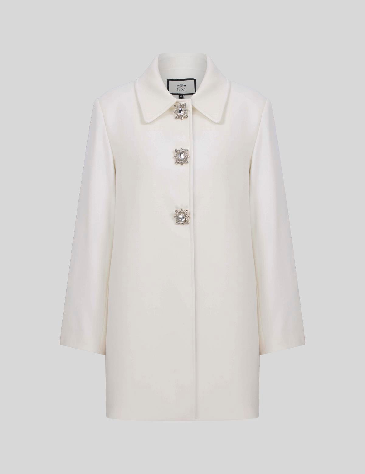 Rudny White Women's Coat