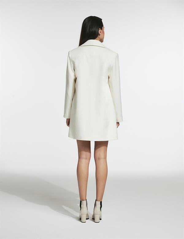 Rudny White Women's Coat