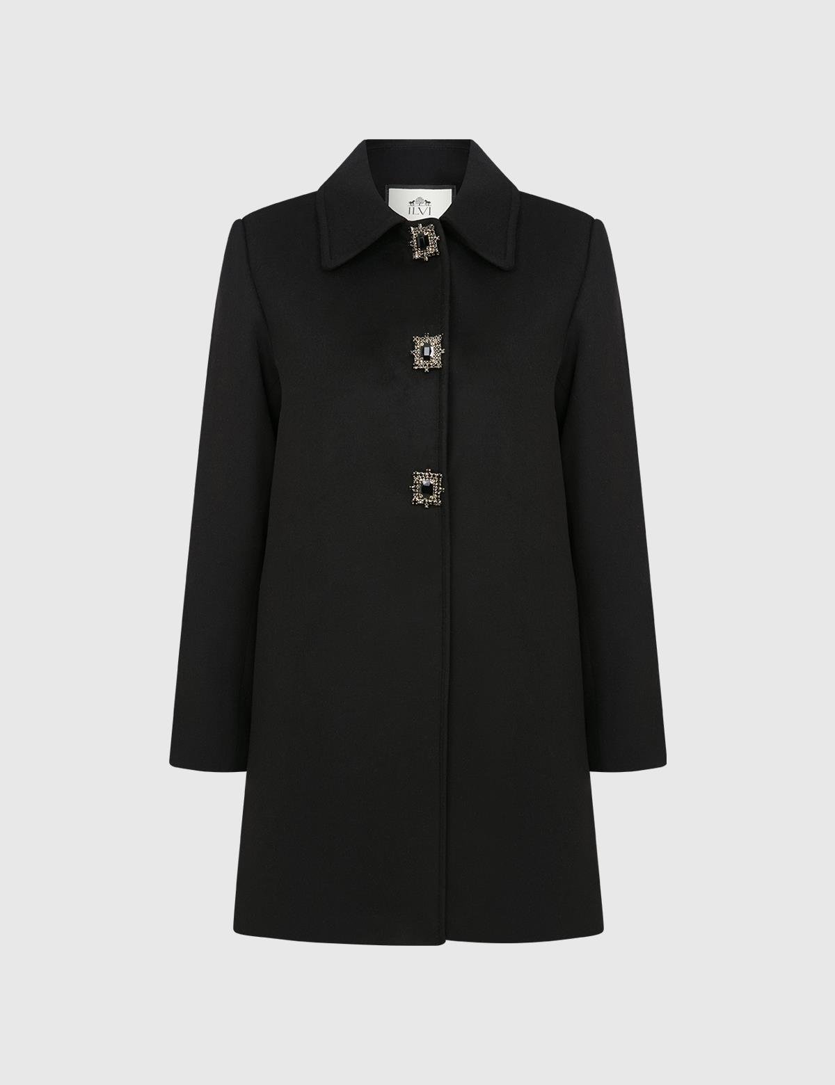 Rudny Black Women's Coat