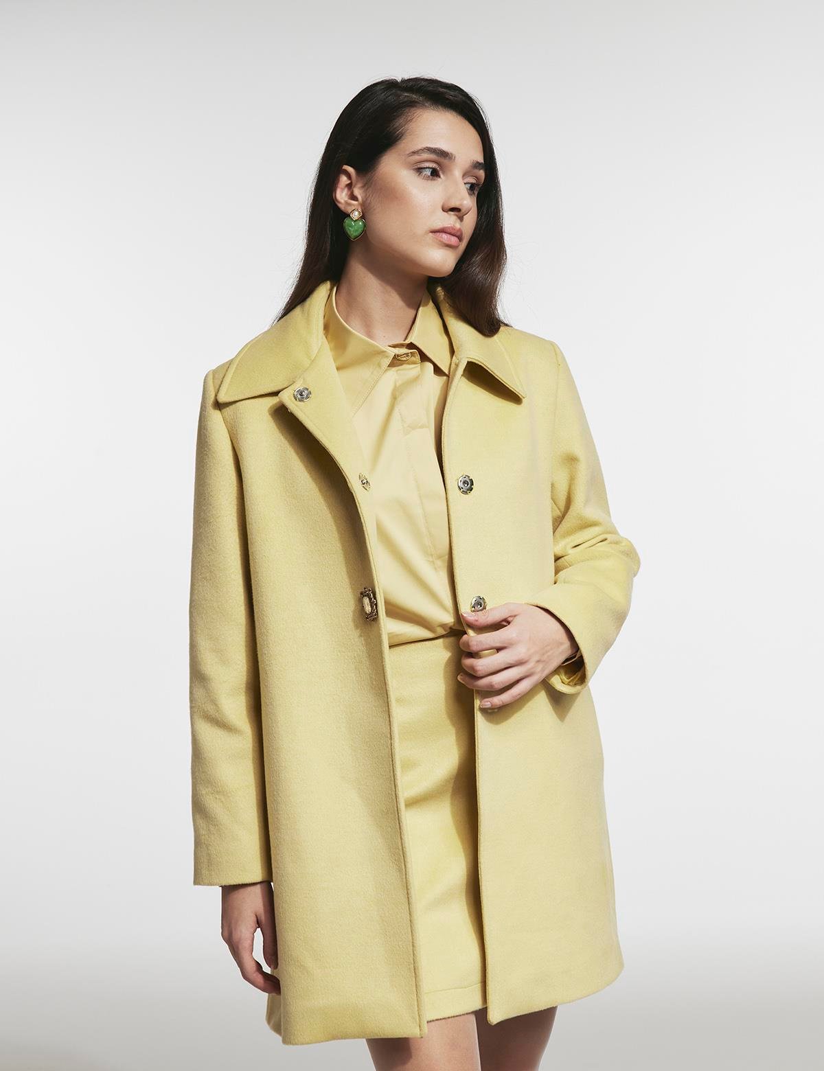 Rudny Yellow Women's Coat