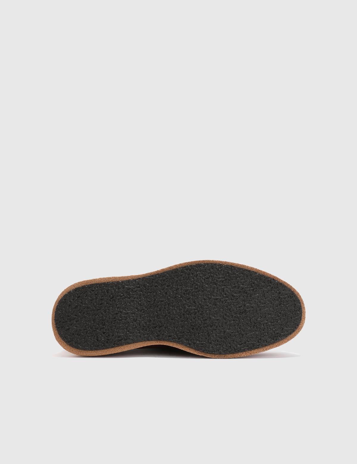 Ryan Saddle Brown Suede Leather Men's Oxford