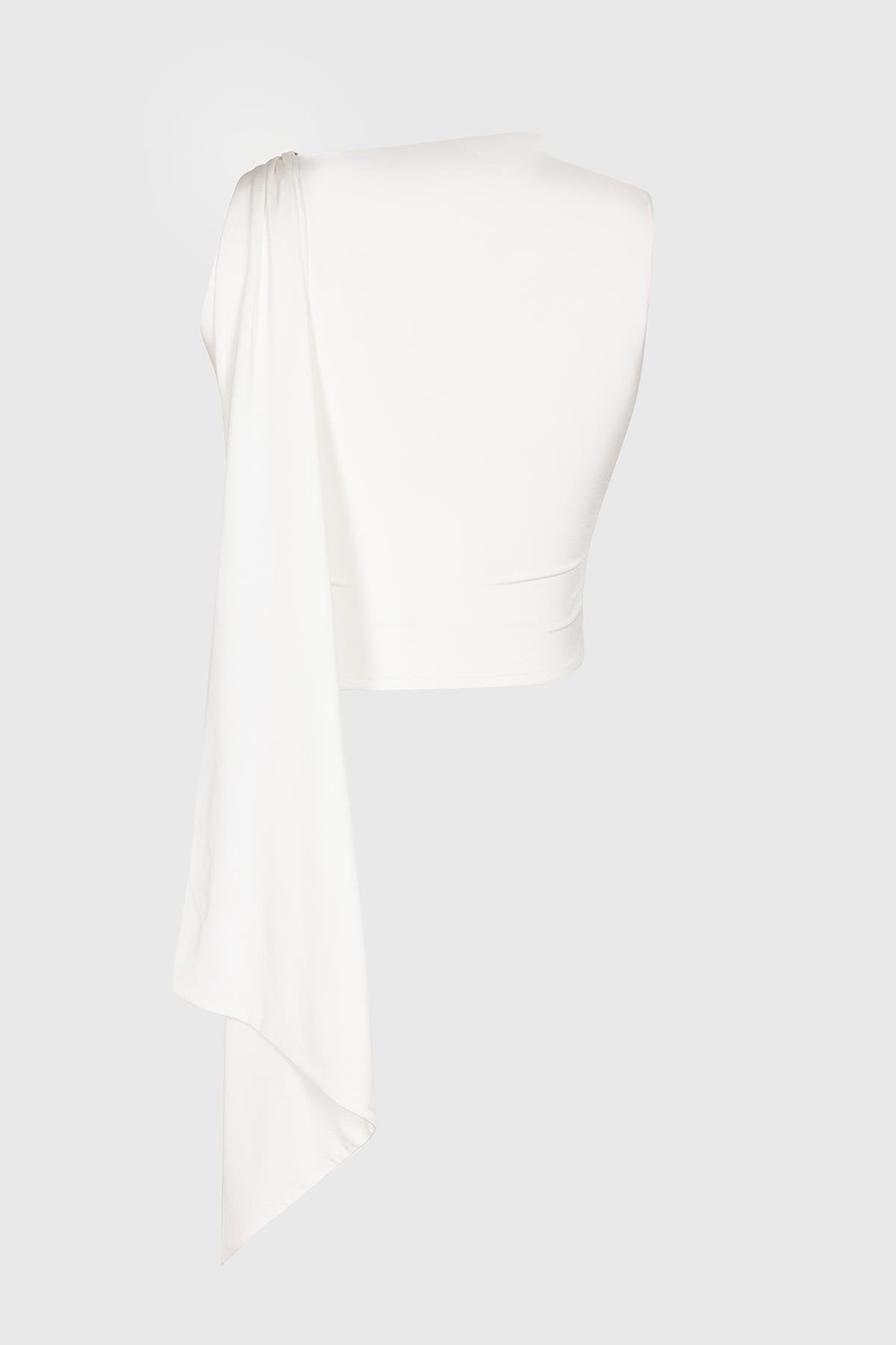 Saras White Women's Blouse