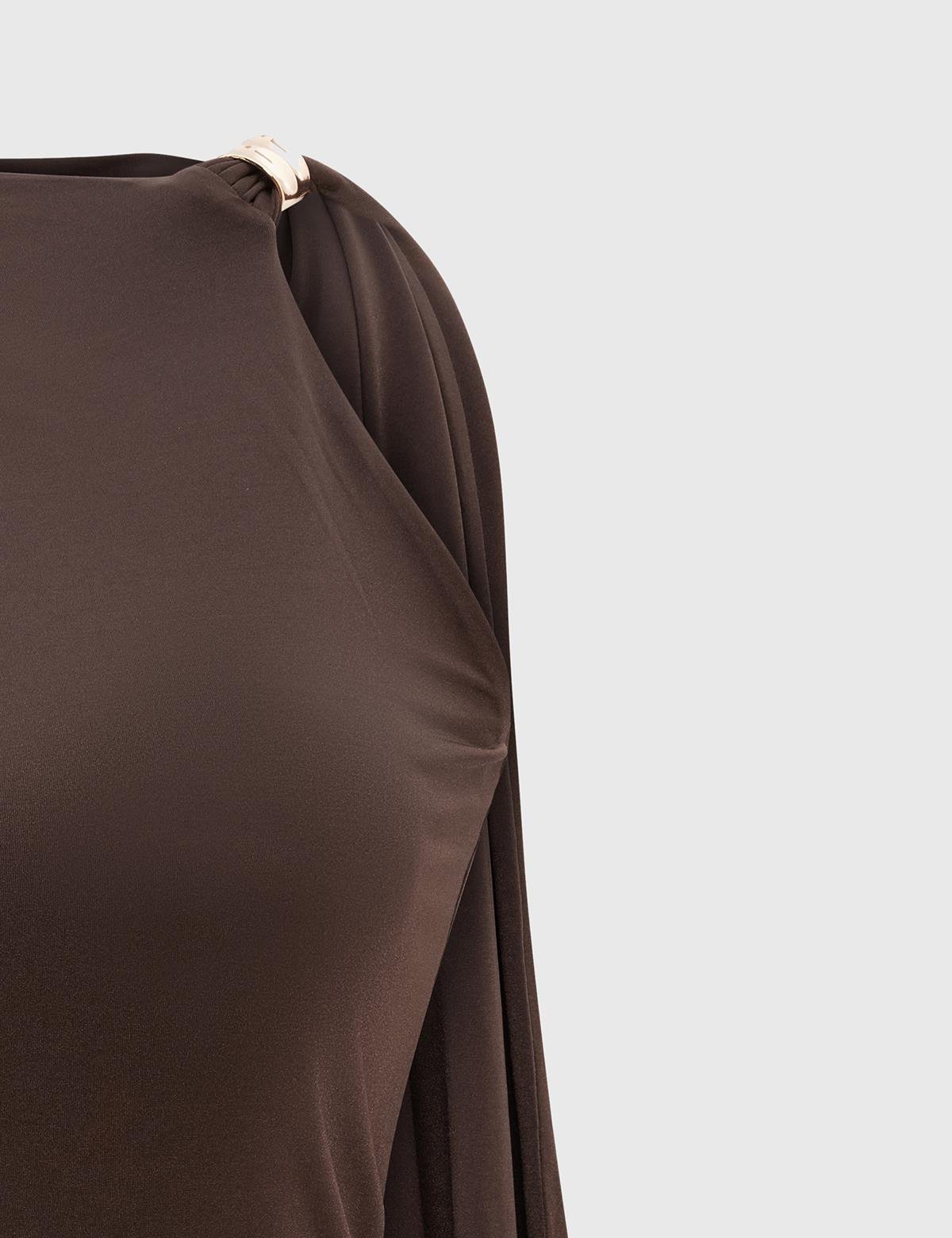 Saras Brown Women's Blouse